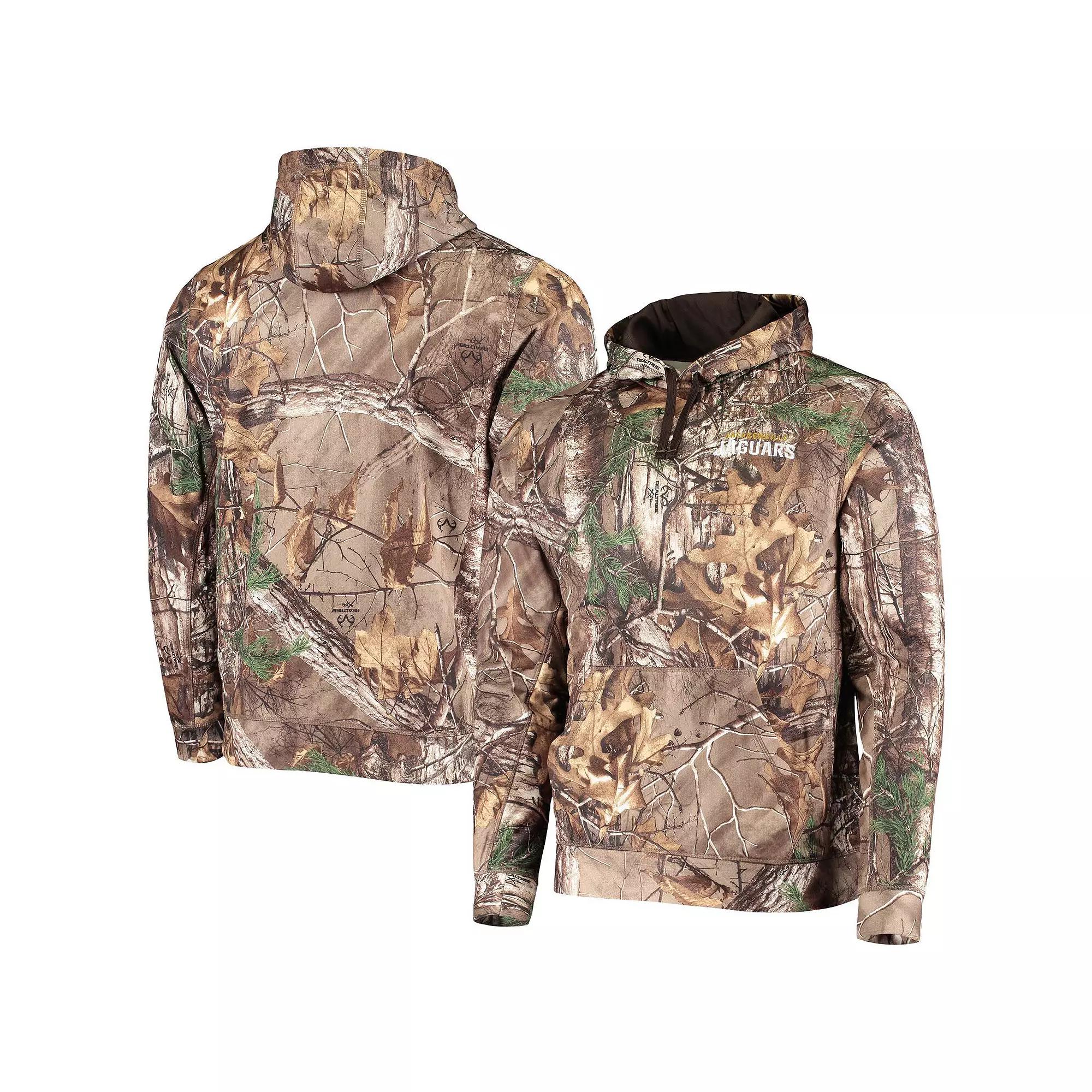 Men's Dunbrooke Realtree Camo Jacksonville Jaguars Circle Champion Tech Fleece Pullover Hoodie,  Product Image
