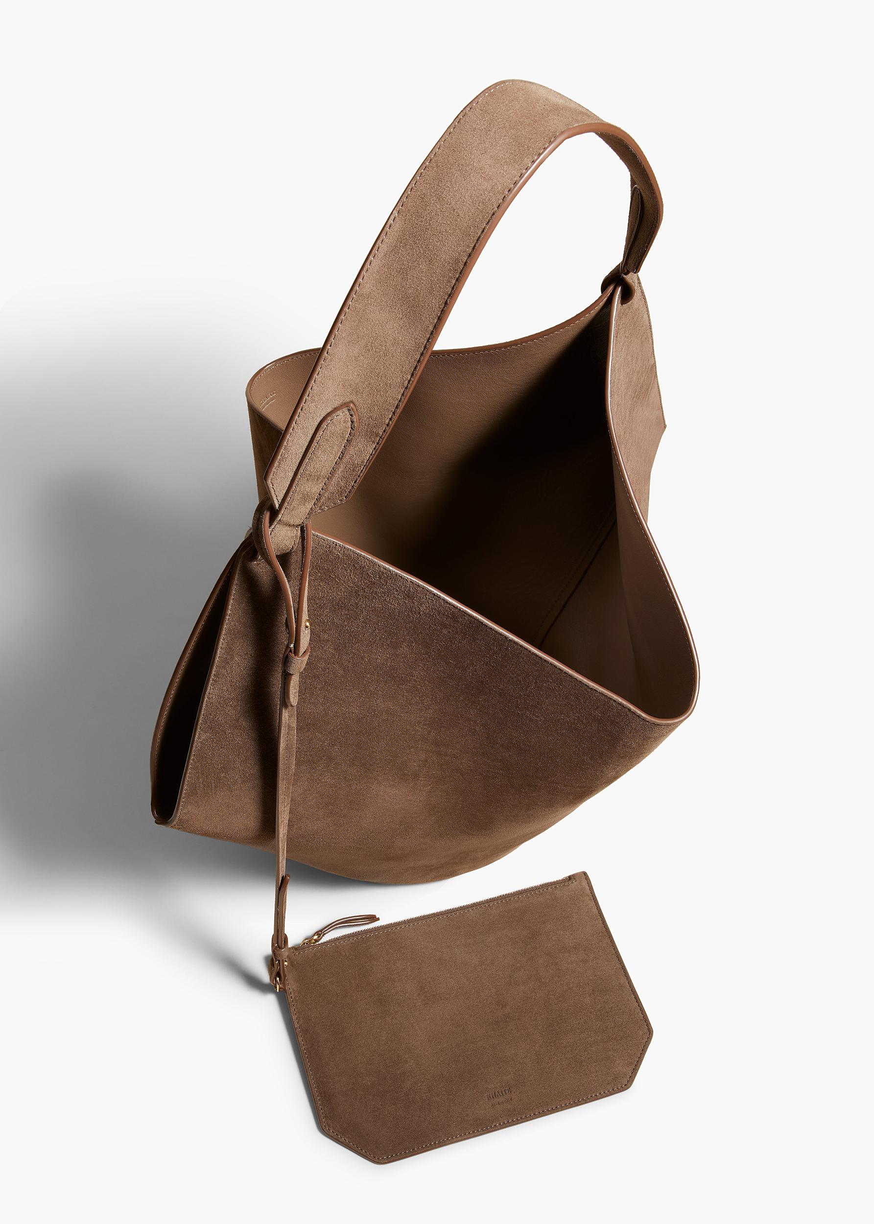 Medium Lotus Tote in Cedar Suede Product Image