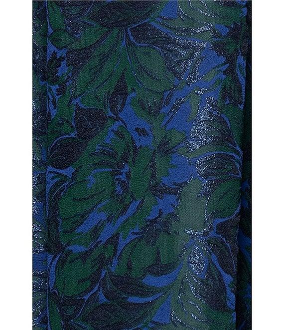 Xscape Off-the-Shoulder Jacquard Ball Gown Product Image