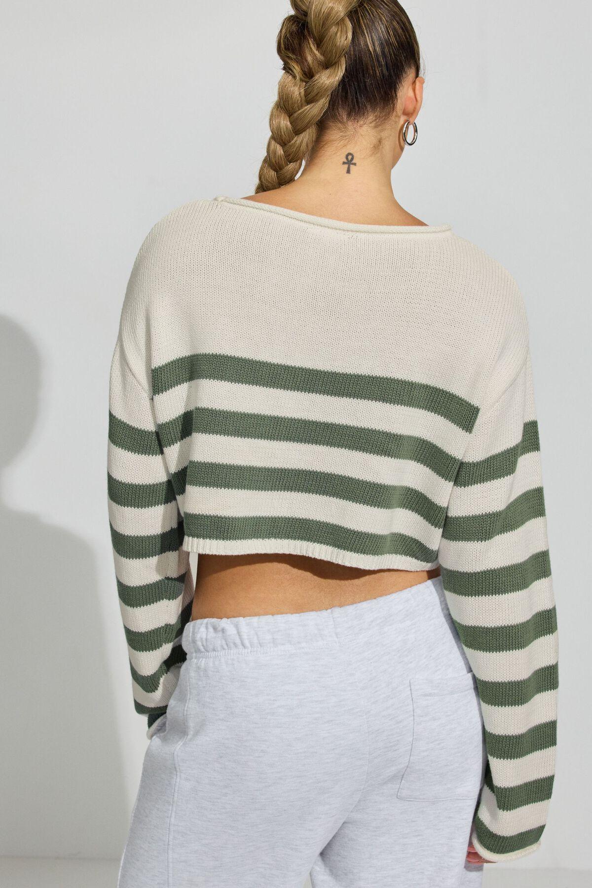 Scoop Neck Knit Top Product Image