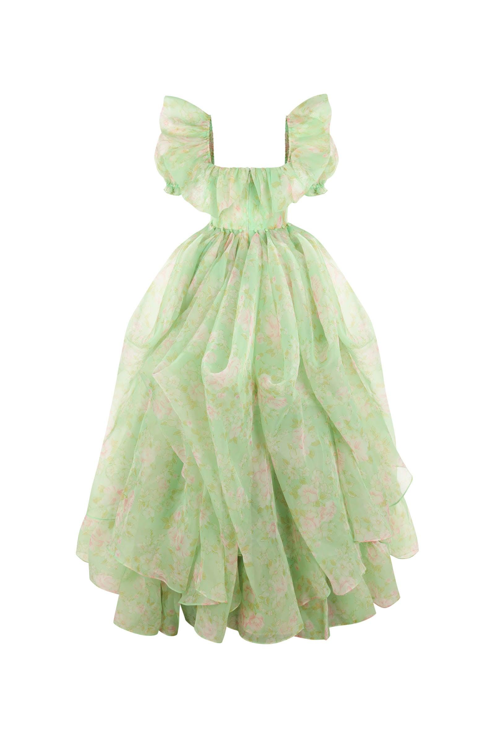 The Acid Trip In Bloom Bridal Gown Product Image