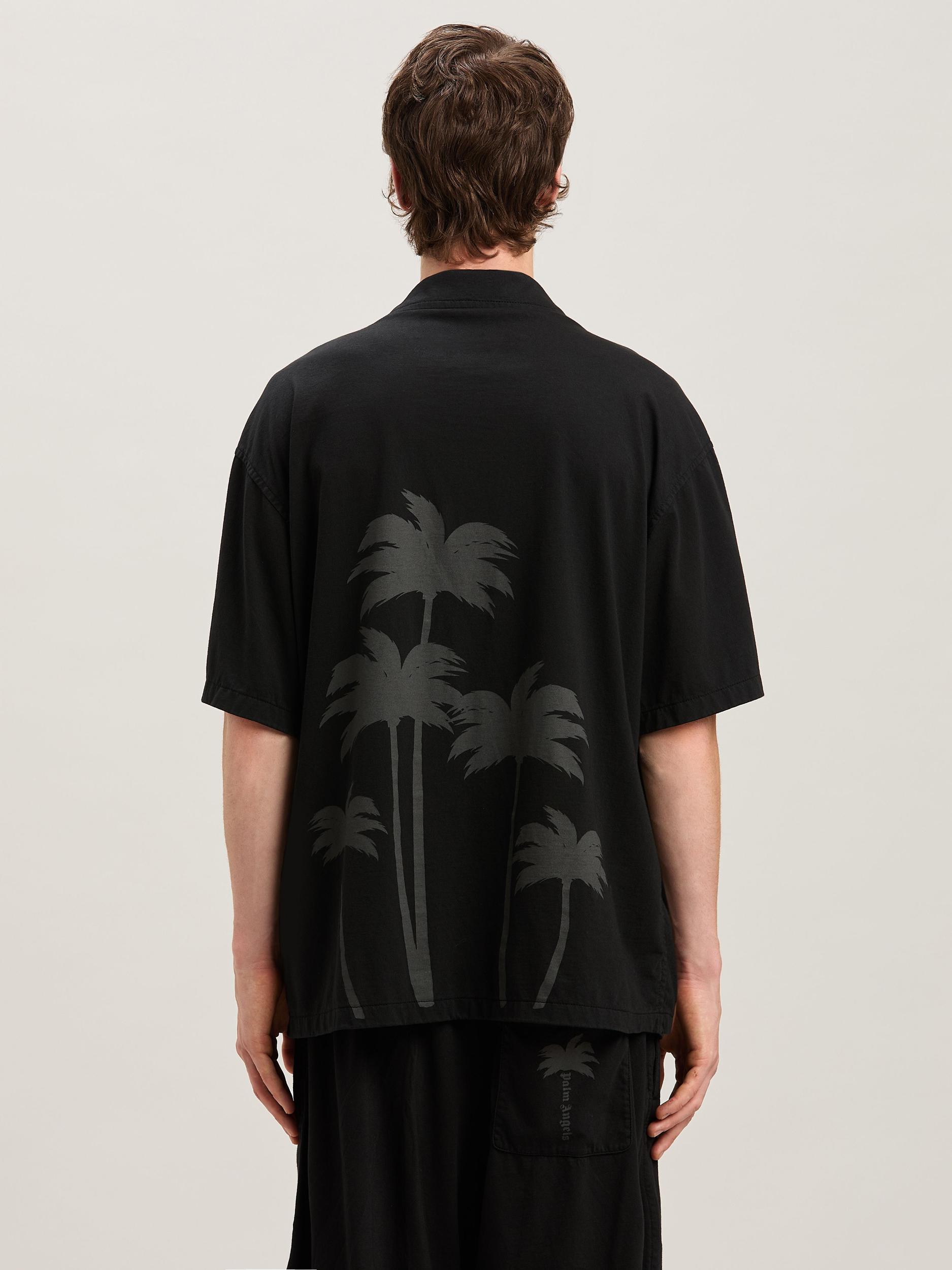 Palm dyed bowling shirt Product Image