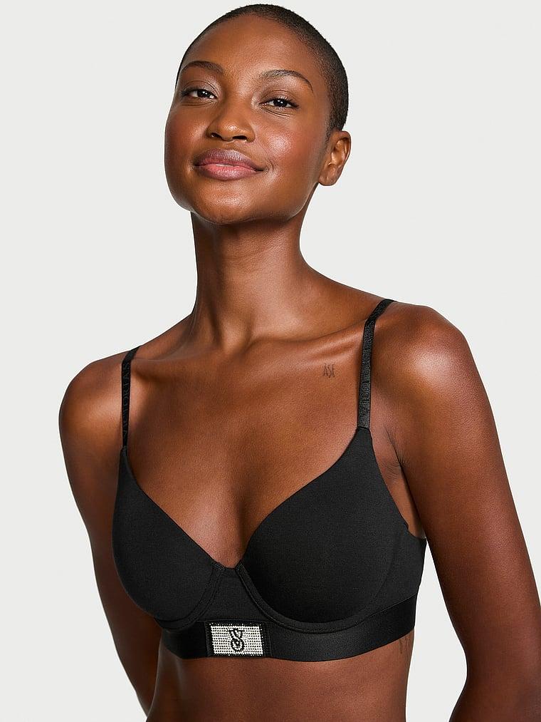 Shine Patch Lightly Lined Demi Bra Product Image