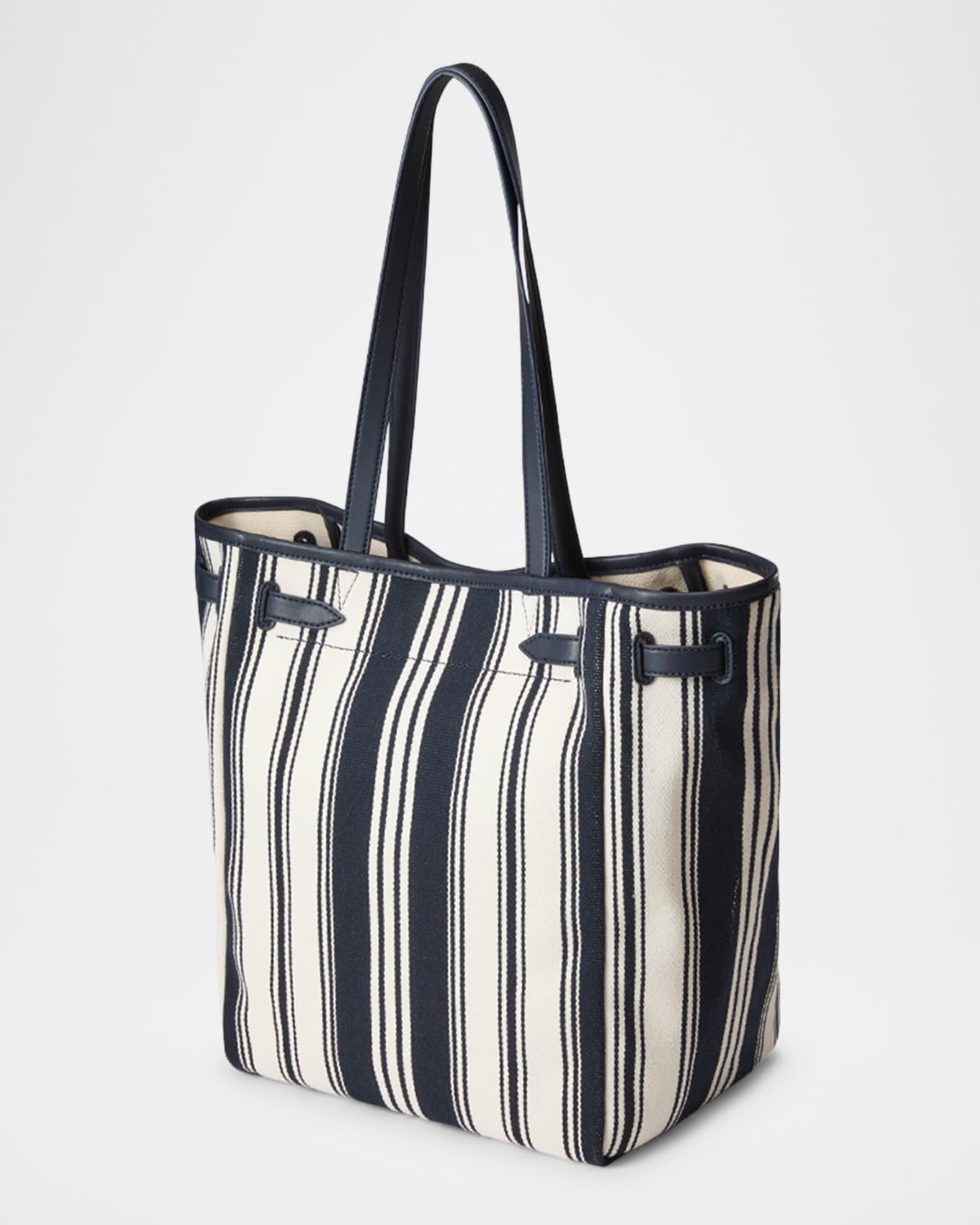 Dash Striped Canvas Tote Bag Product Image
