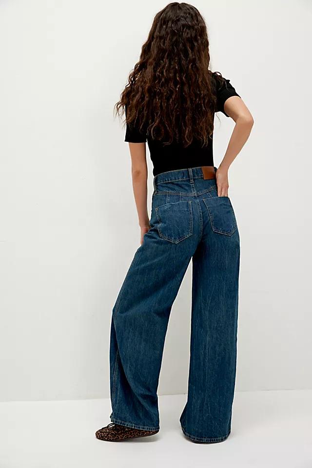 CRVY Gia Wide-Leg Jeans Product Image