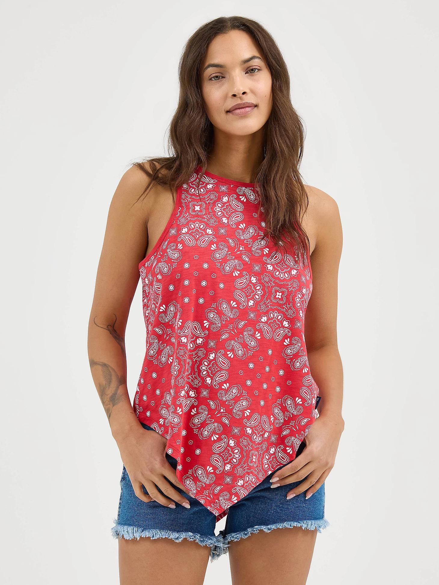 Women's Wrangler Allover Bandana Print Tank Product Image