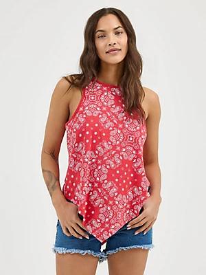 Women's Wrangler Allover Bandana Print Tank Product Image