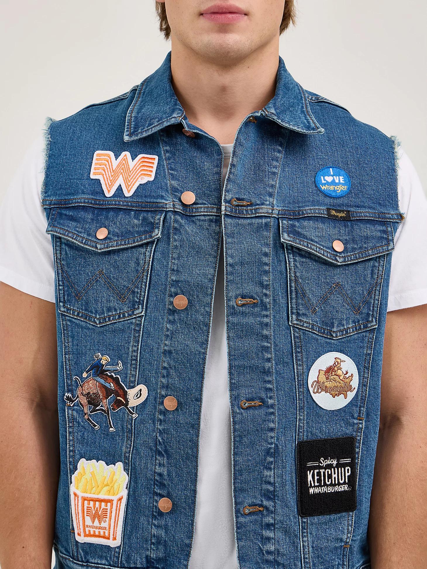 Wrangler x Whataburger Men's Cut-Off Vest in Rodeo Dust Fade Product Image
