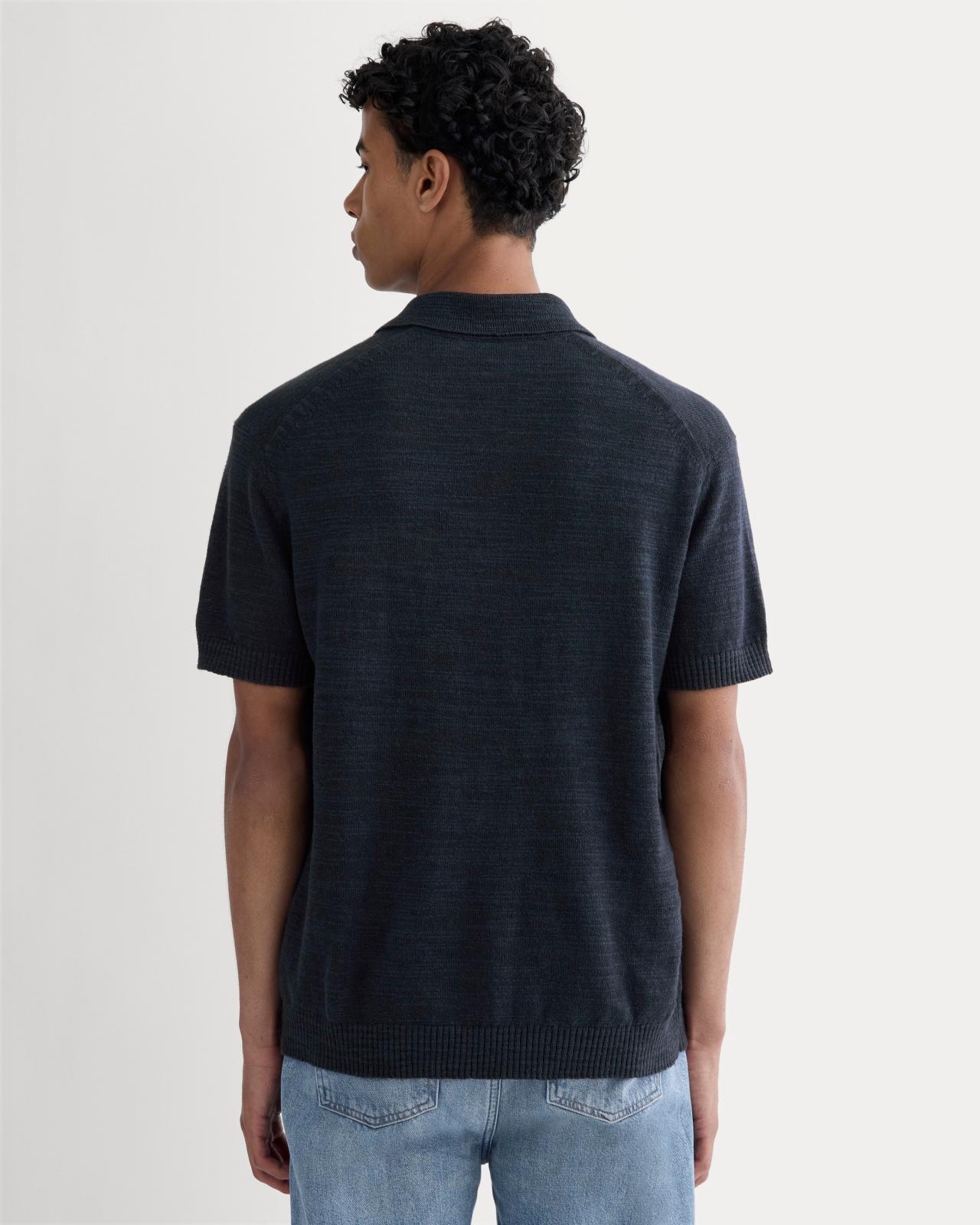 Mens Cotton Linen Polo T-Shirt by Everlane Product Image
