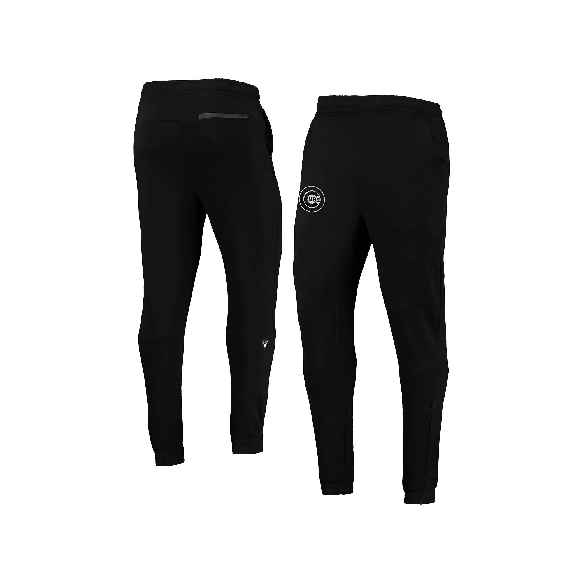 Men's Levelwear Black Chicago Cubs Tempo 22 Fleece Pants, Size: Small Product Image