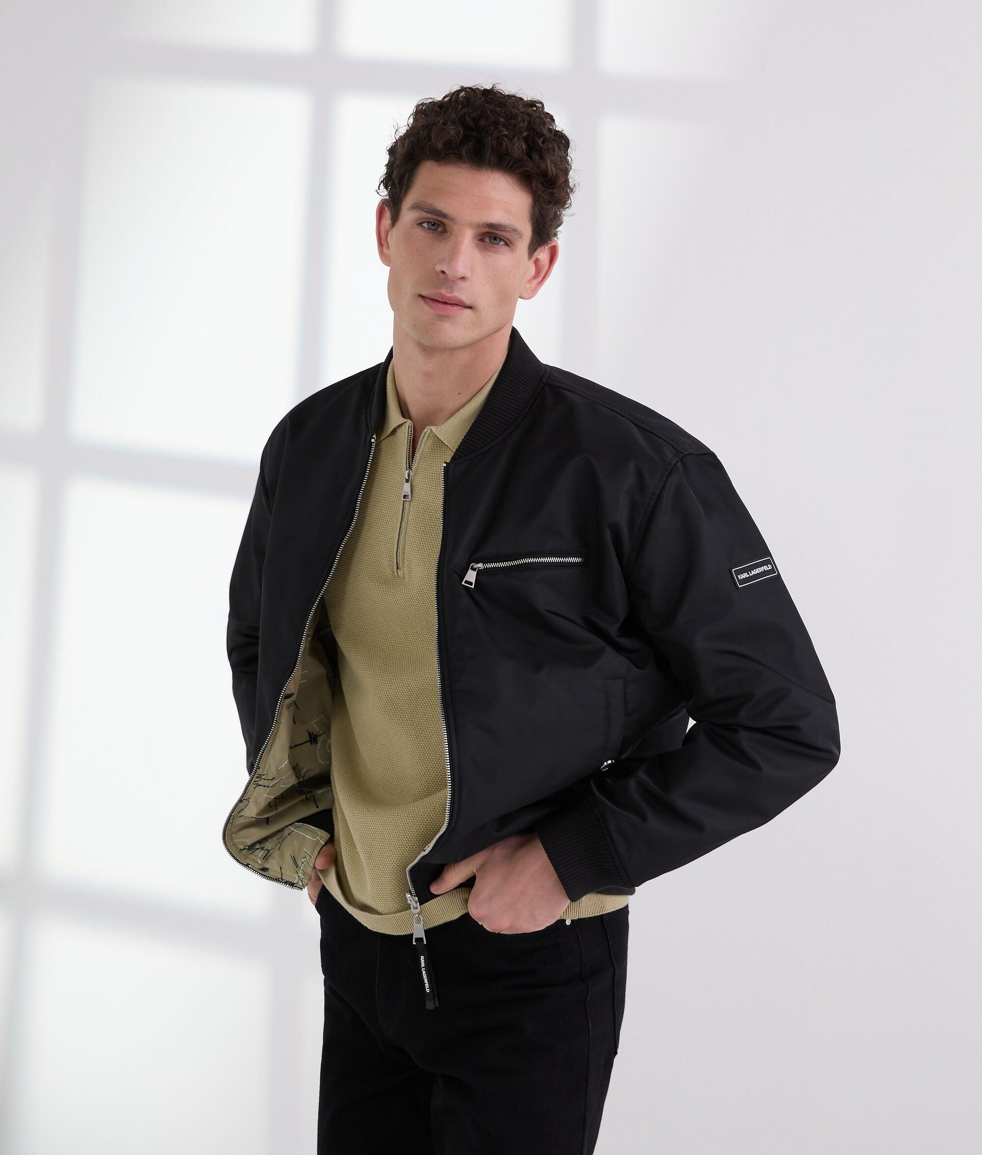 REVERSIBLE BOMBER JACKET Product Image