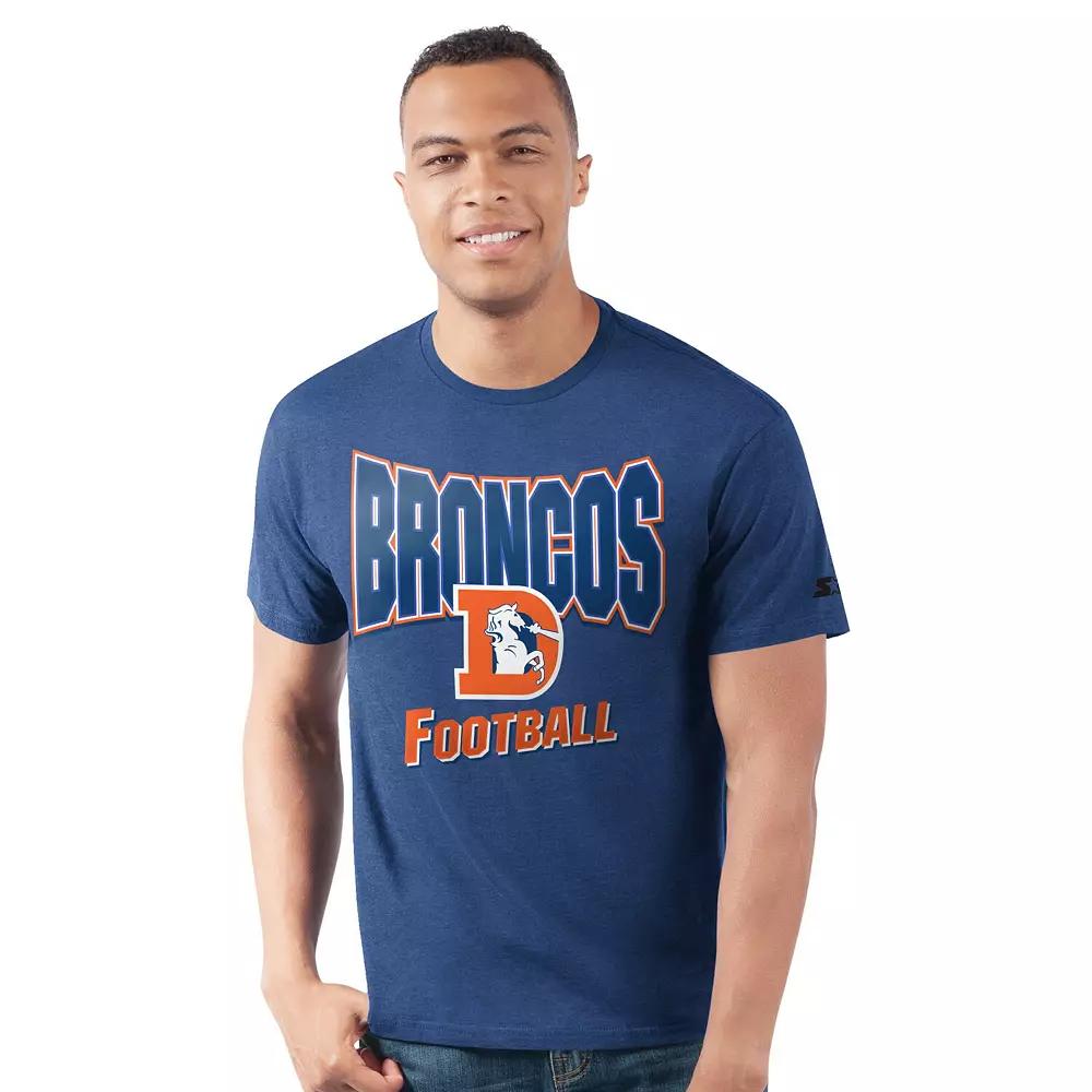 Men's Starter Royal Denver Broncos Prime Time T-Shirt,  Product Image