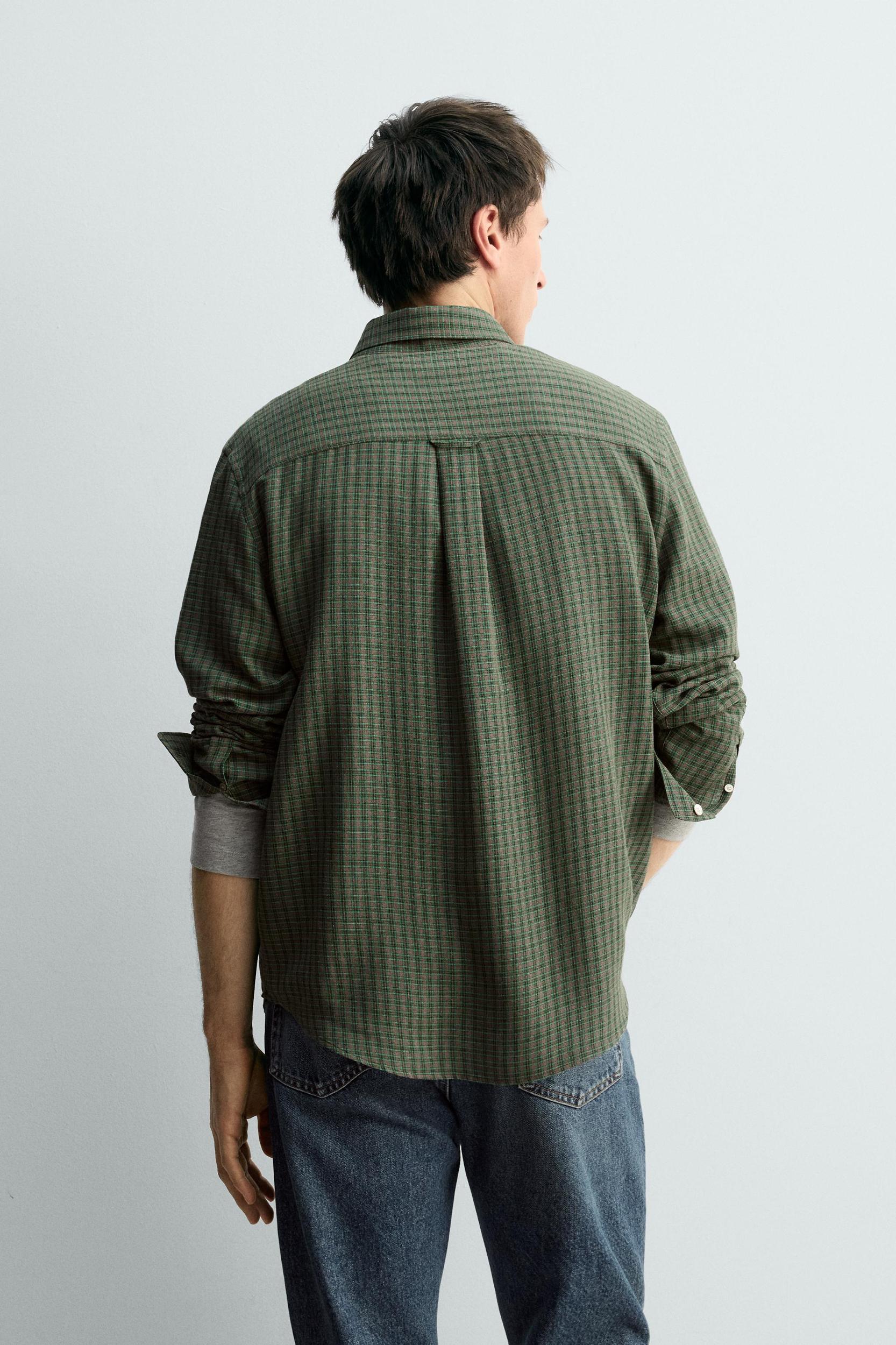 REGULAR FIT PLAID SHIRT Product Image