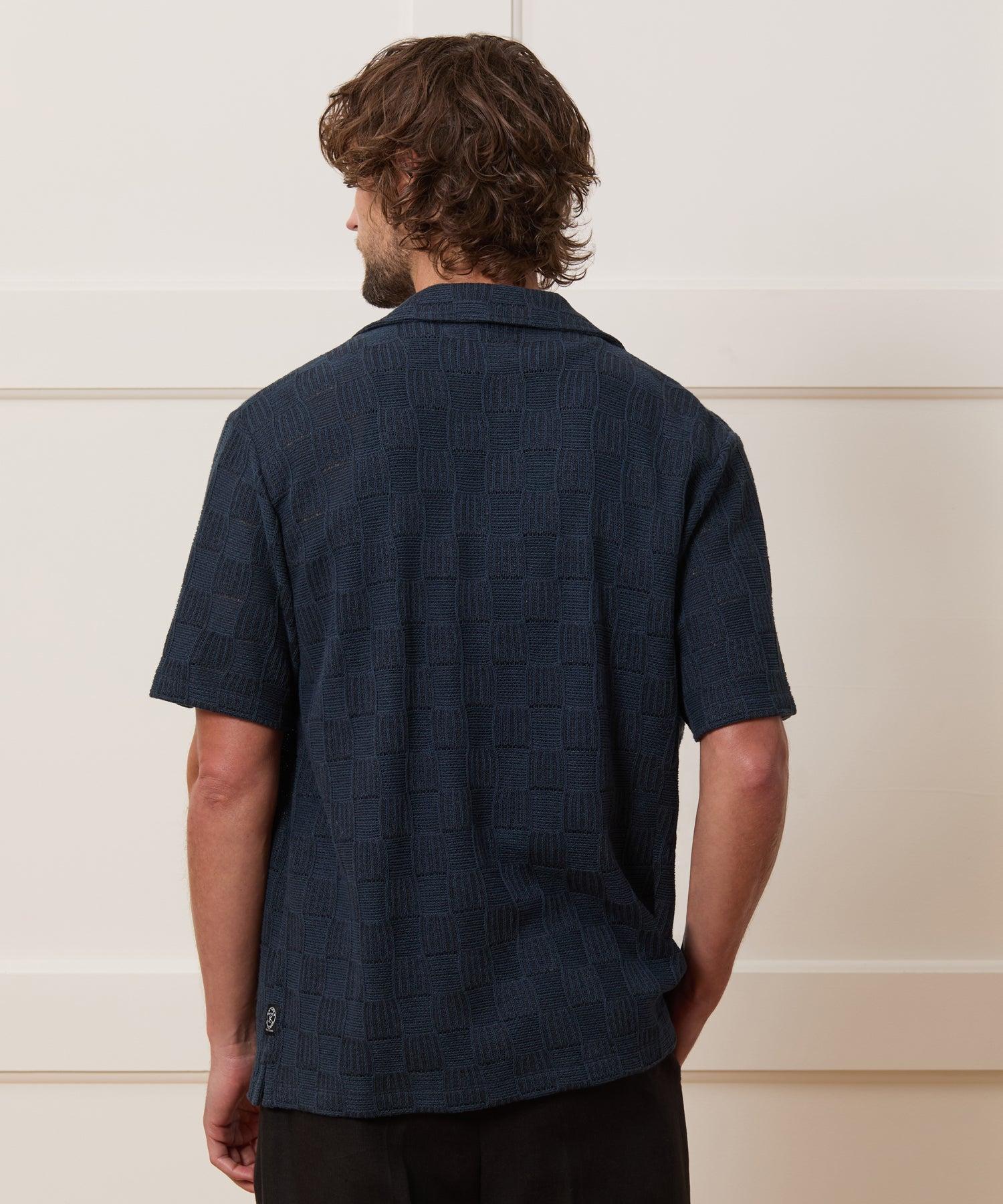 Relaxed Open-Knit Cabana Polo Product Image