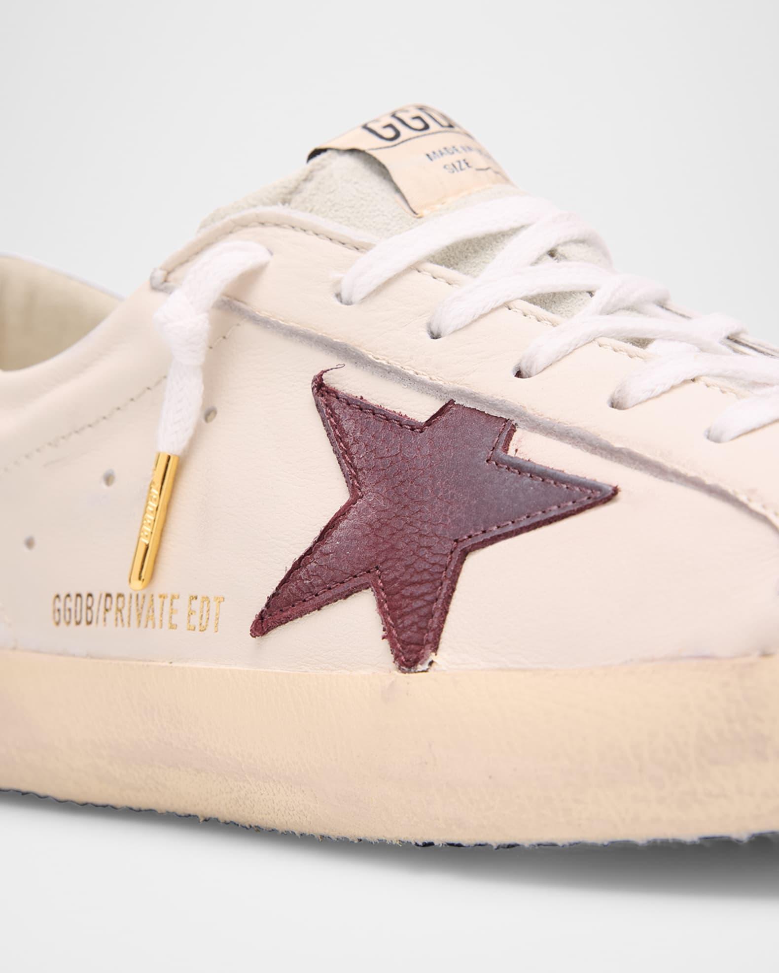 Men's Superstar Leather and Suede Low-Top Sneakers Product Image