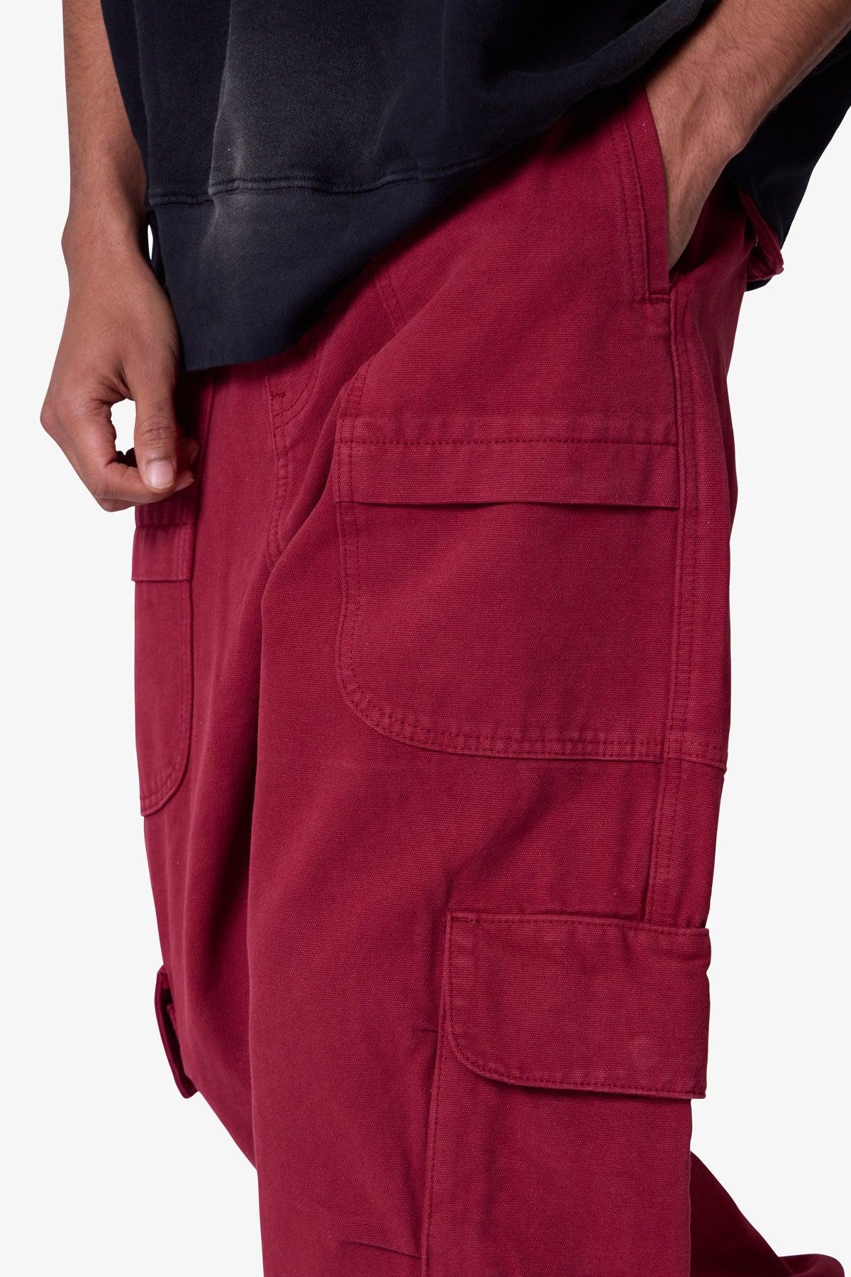 Ultra Baggy Pocketeer Denim - Burgundy Product Image