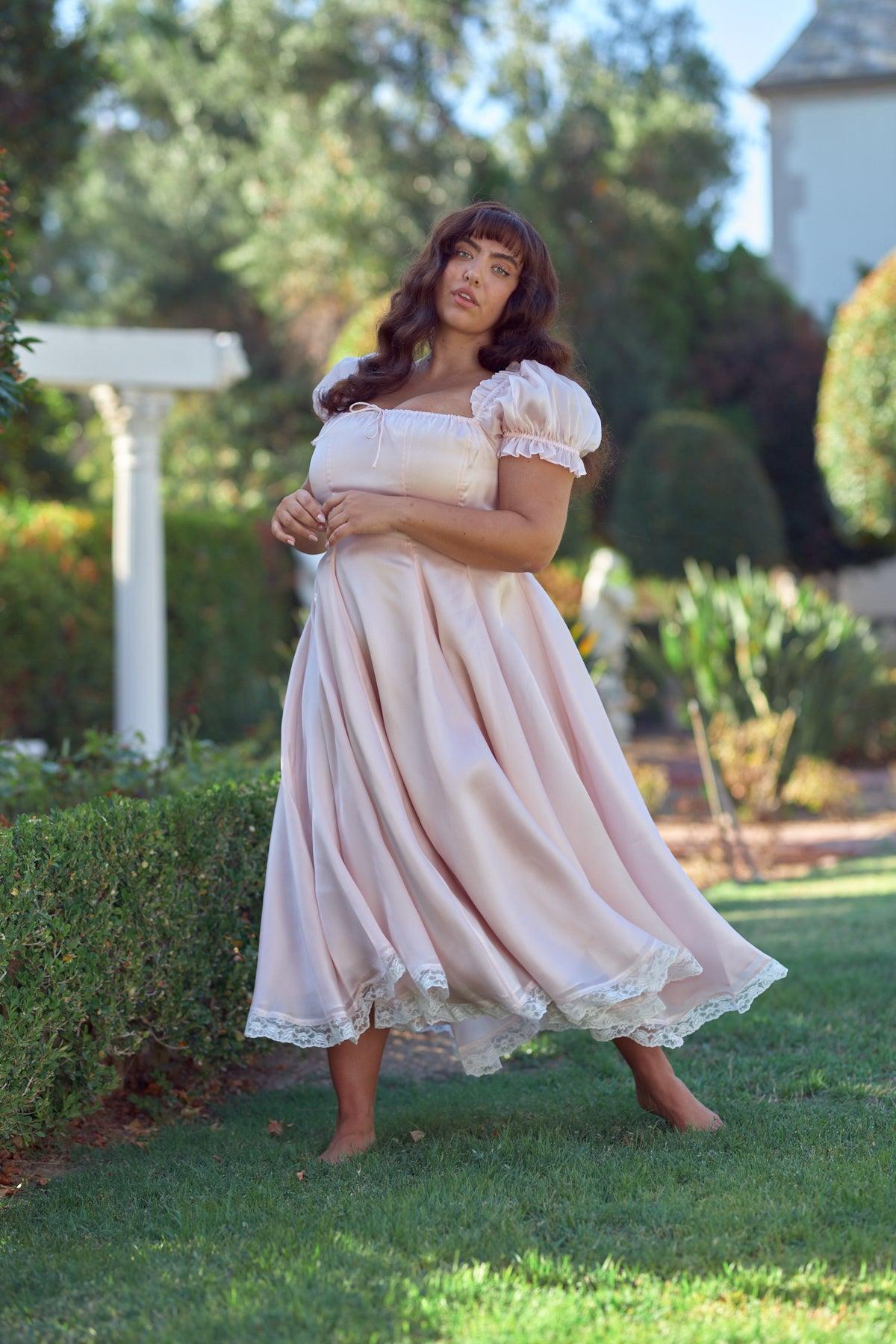 The Peach Fuzz Garden Party Dress Product Image