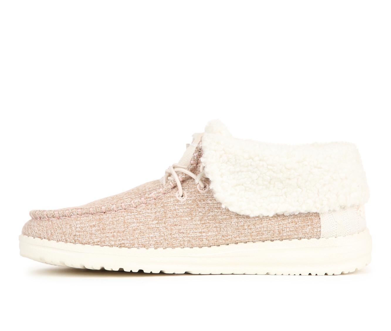 Women's HEYDUDE Wendy Fold Brush Cozy Booties Product Image