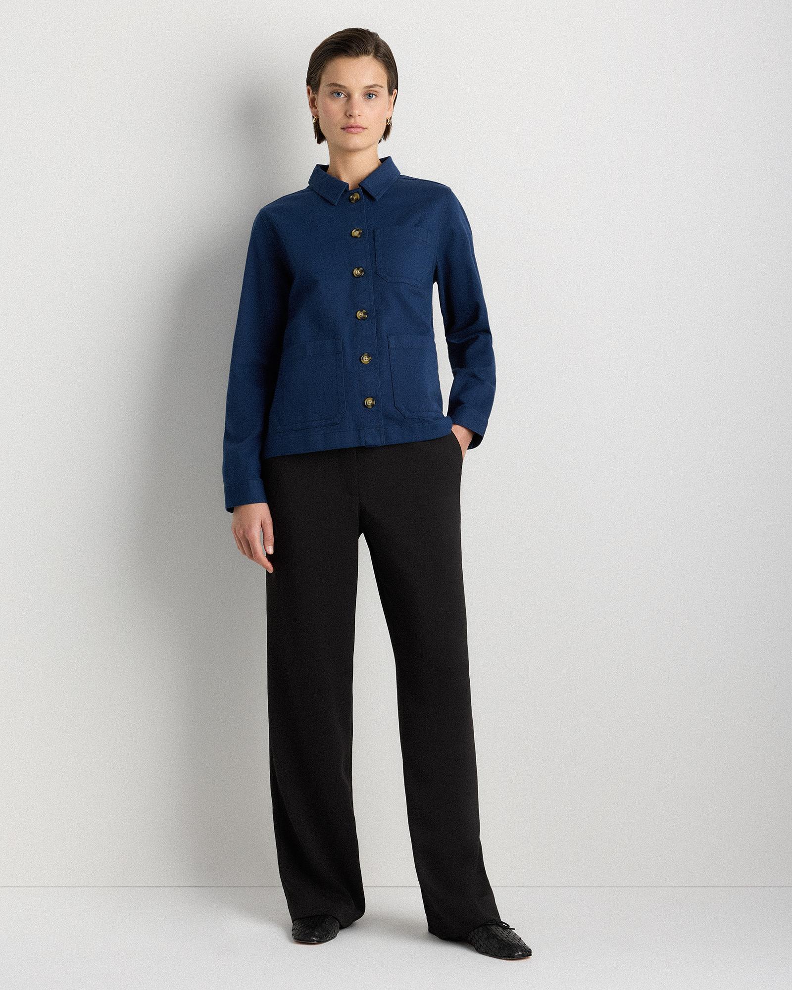 Quince | Women's Organic Comfort Stretch Chore Jacket Organic Cotton Product Image