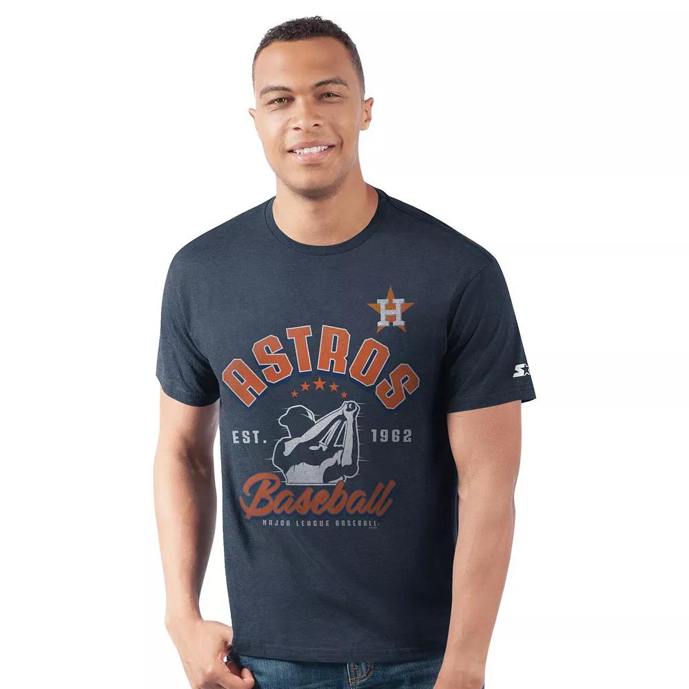 Men's Starter Navy Houston Astros Prime Time Batter T-Shirt,  Product Image
