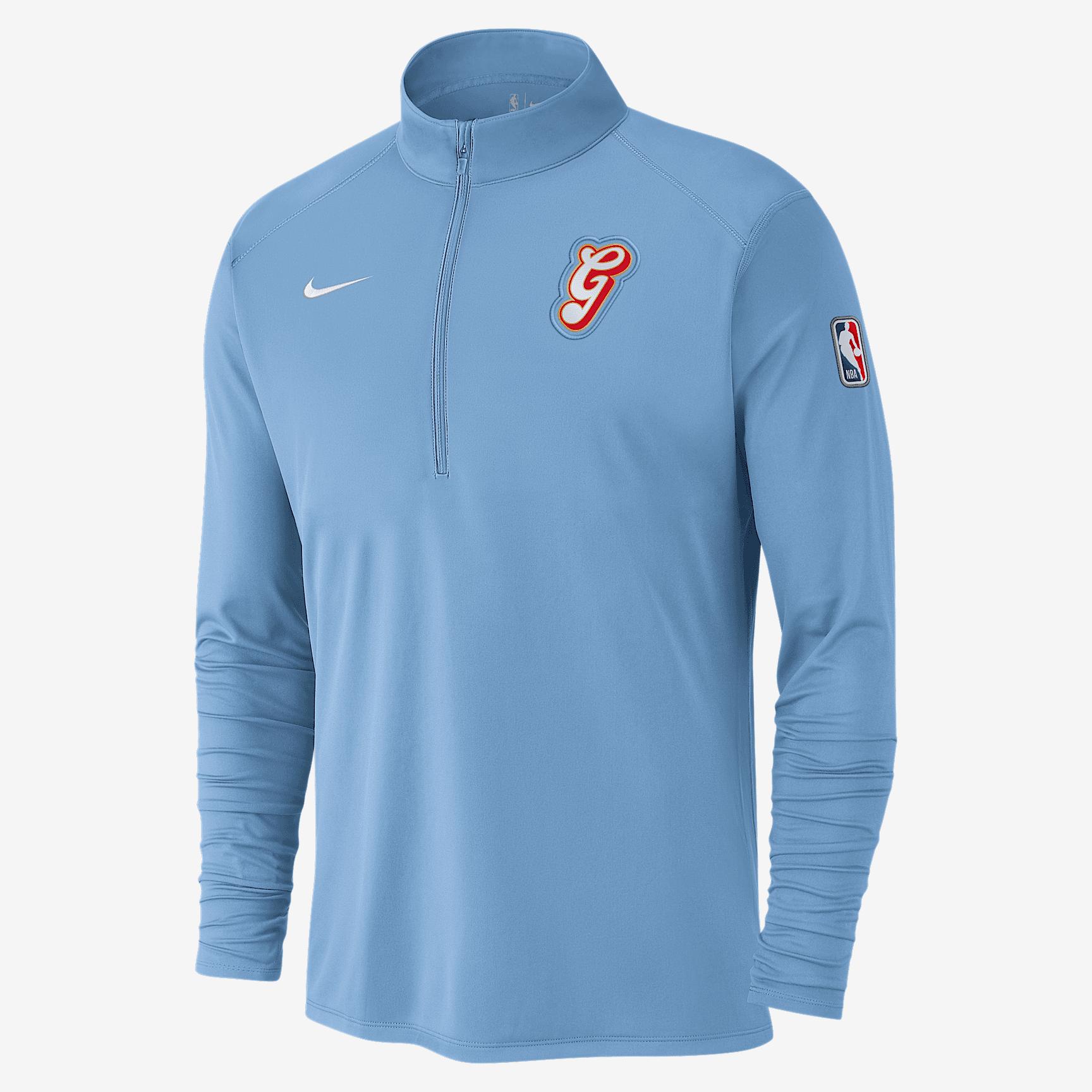 Chicago Bulls City Edition Men's Nike Dri-FIT NBA 1/2-Zip Long-Sleeve Top Product Image