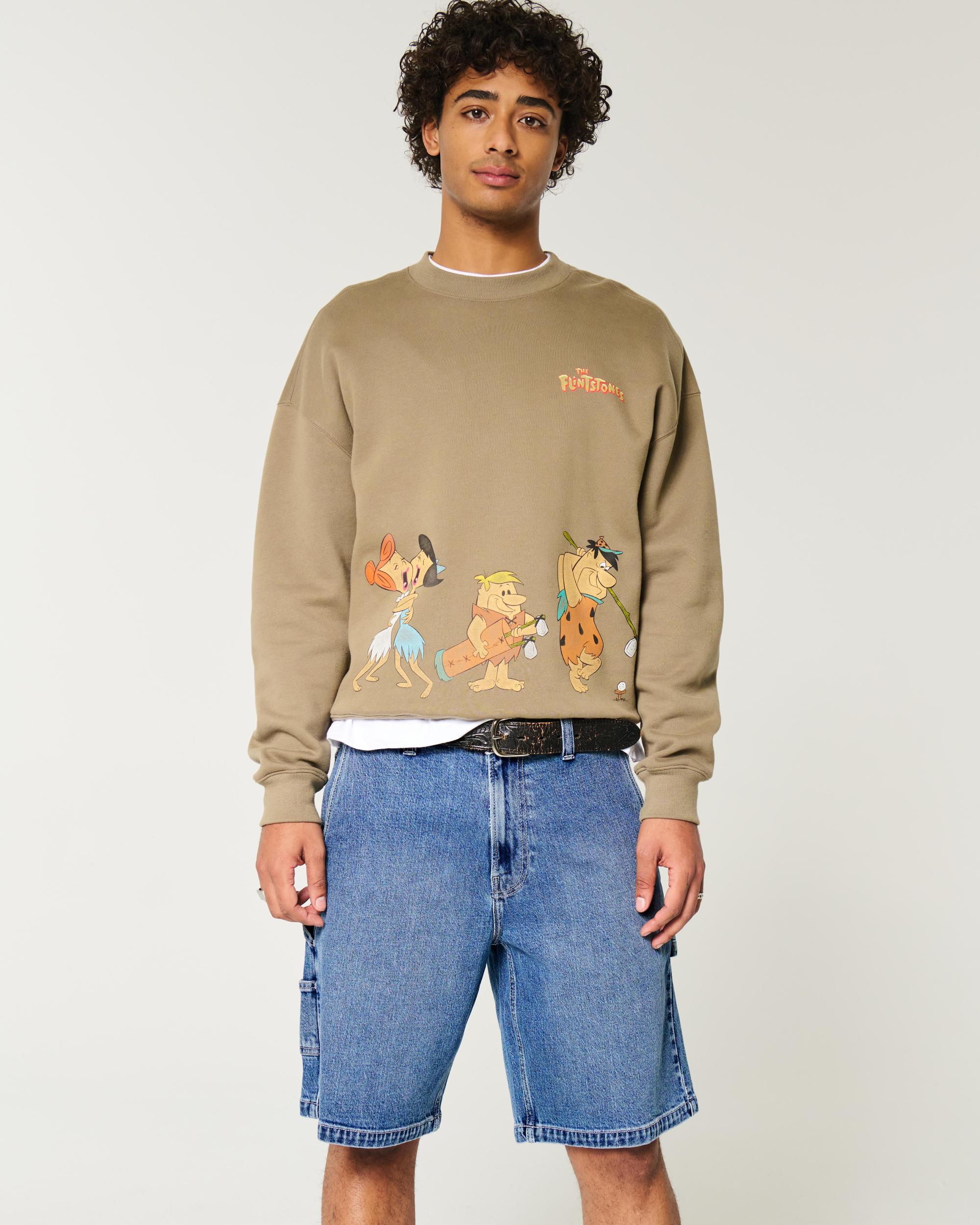 Baggy Denim Cargo Shorts Product Image