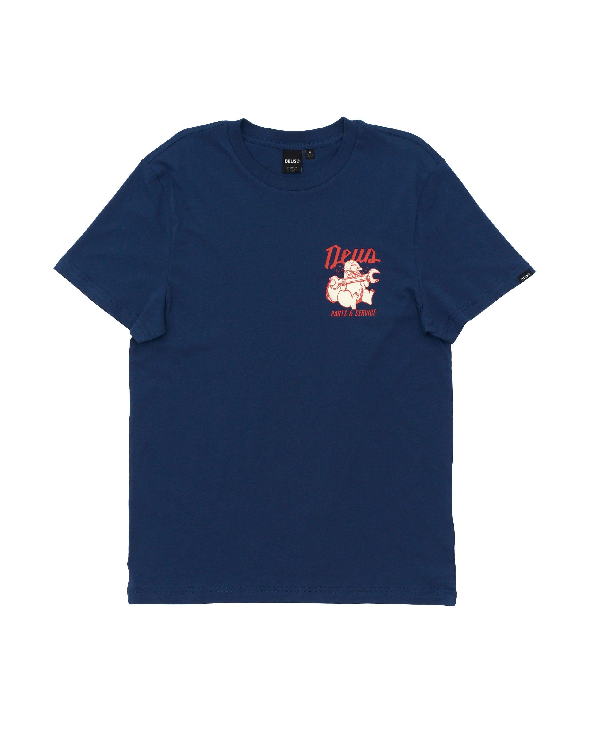 Overbite Tee - Mechanic Blue Product Image