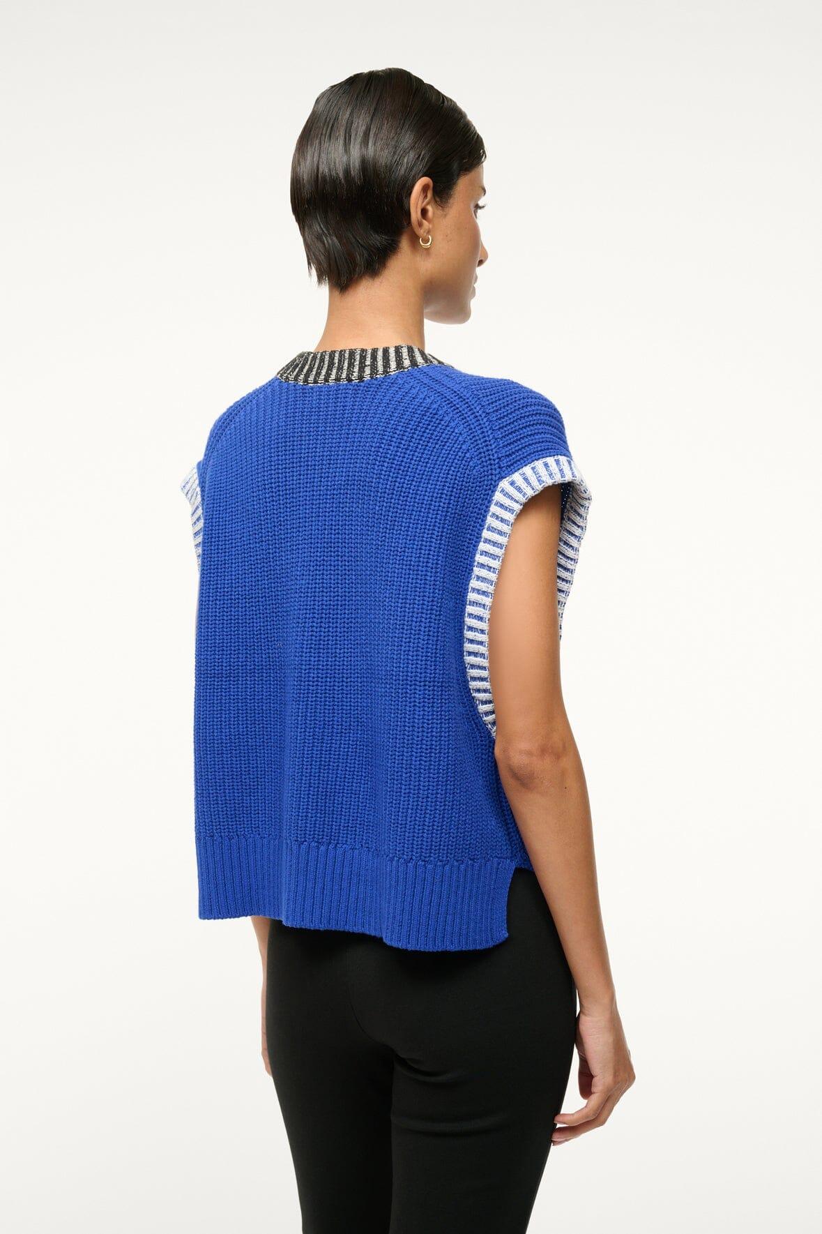 AMERICANA SWEATER | DEEP SEA BLACK IVORY Product Image