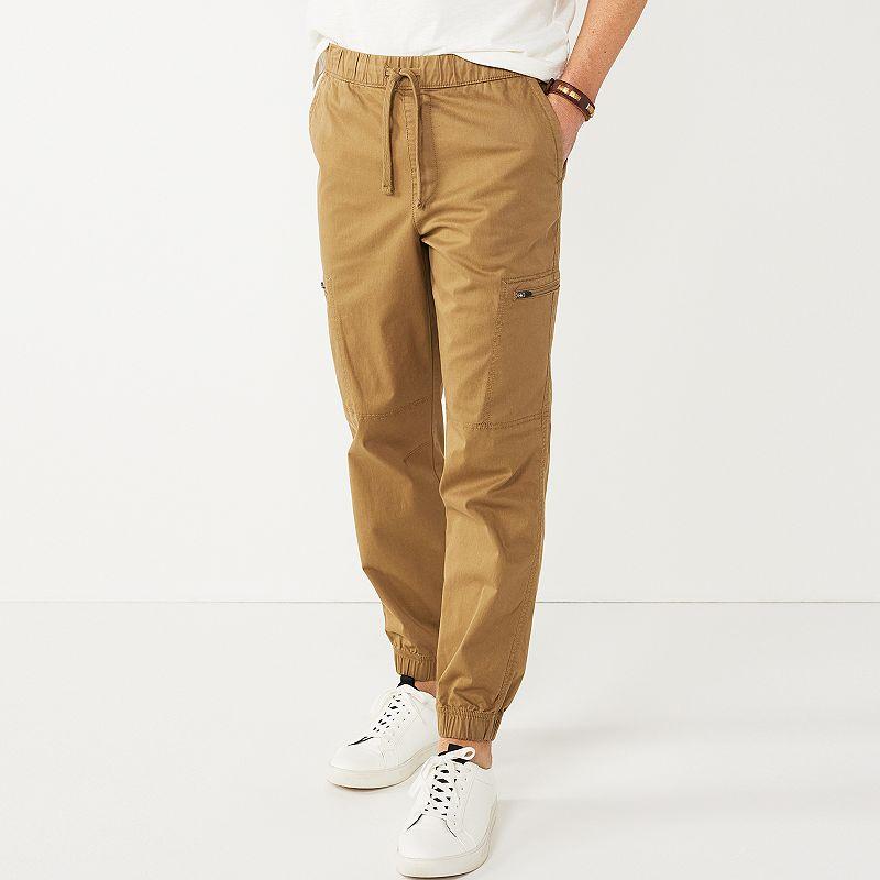 Mens Sonoma Goods For Life Zip Cargo Jogger Pants Product Image