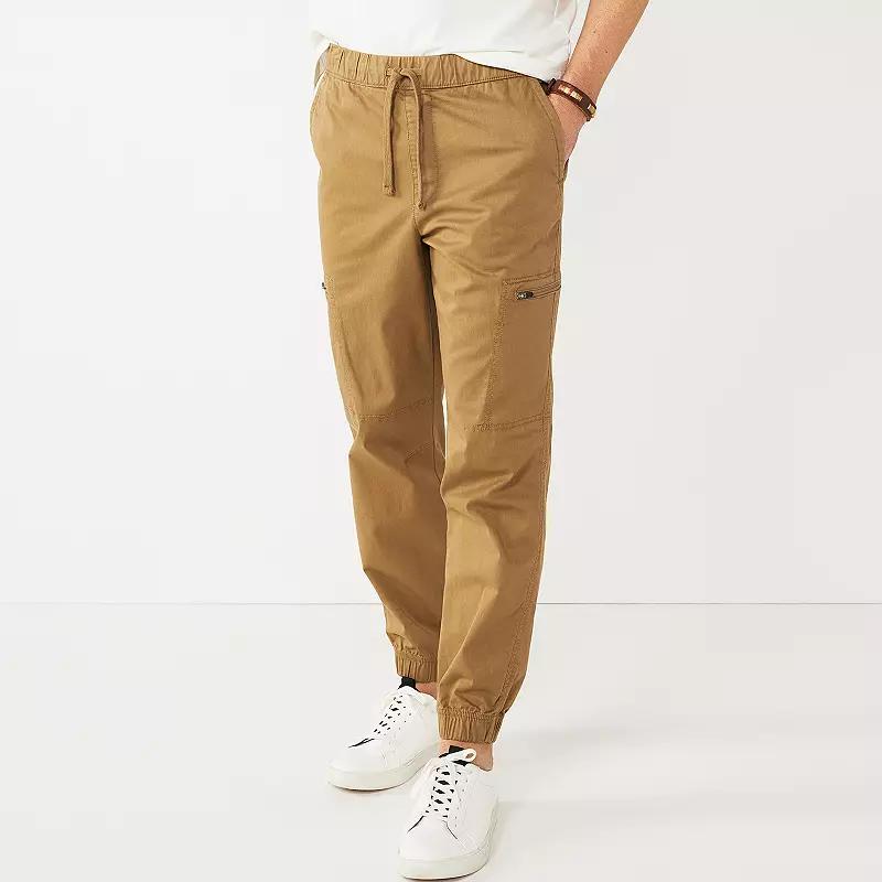 Mens Sonoma Goods For Life Zip Cargo Jogger Pants Product Image