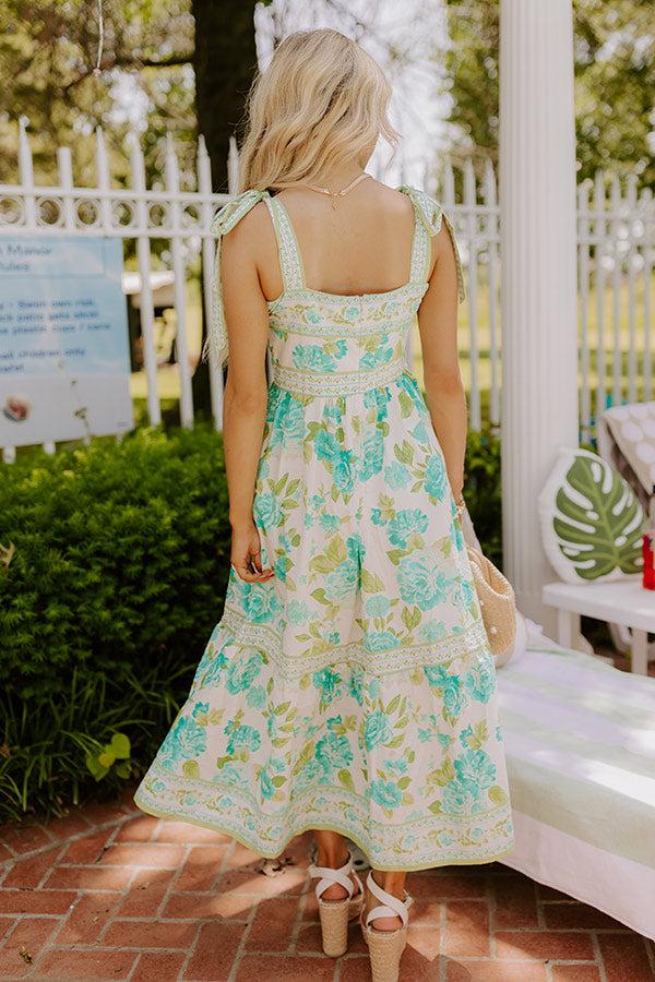 Bloom and Grace Floral Midi Dress Product Image