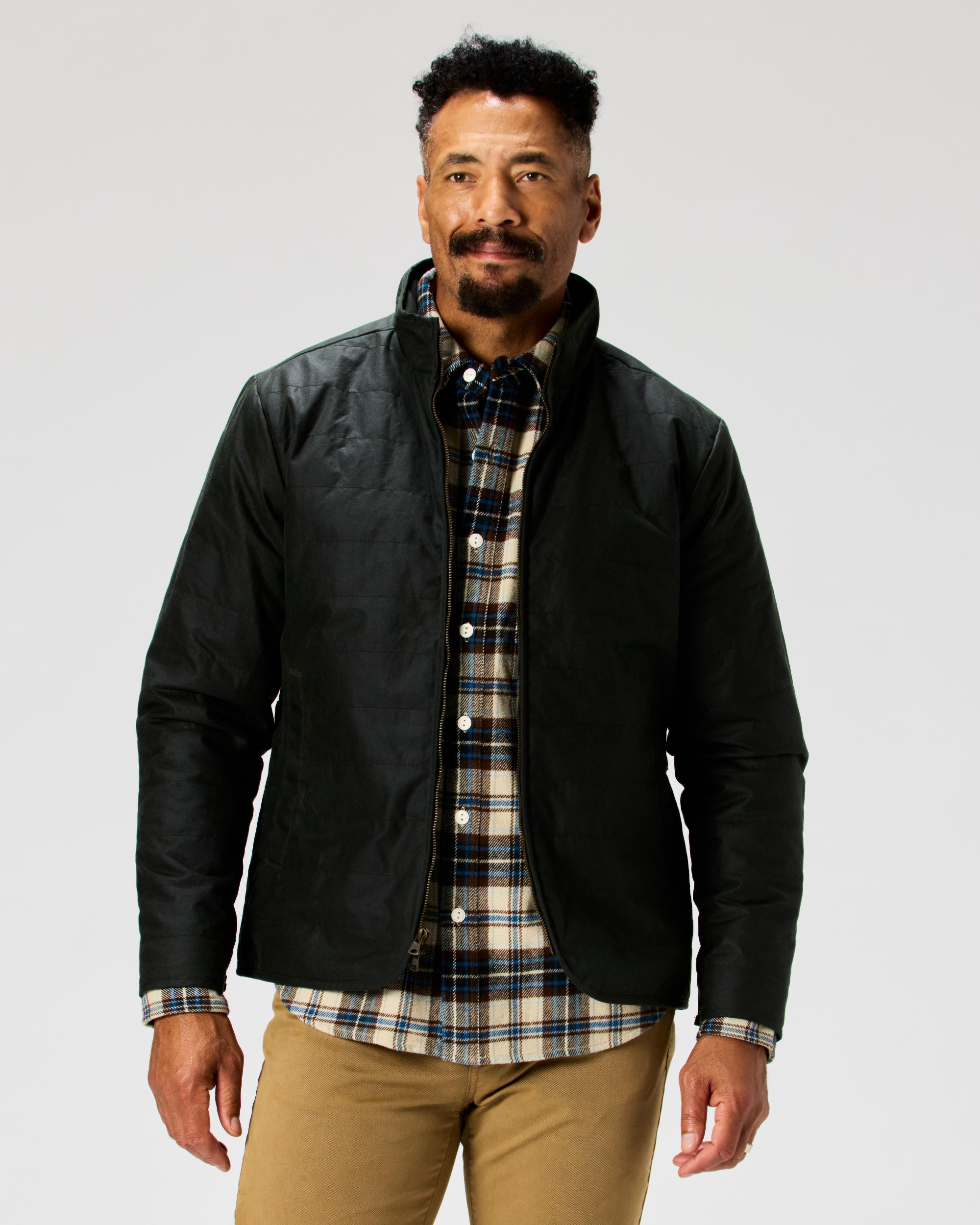 York Quilted Waxed Jacket Product Image
