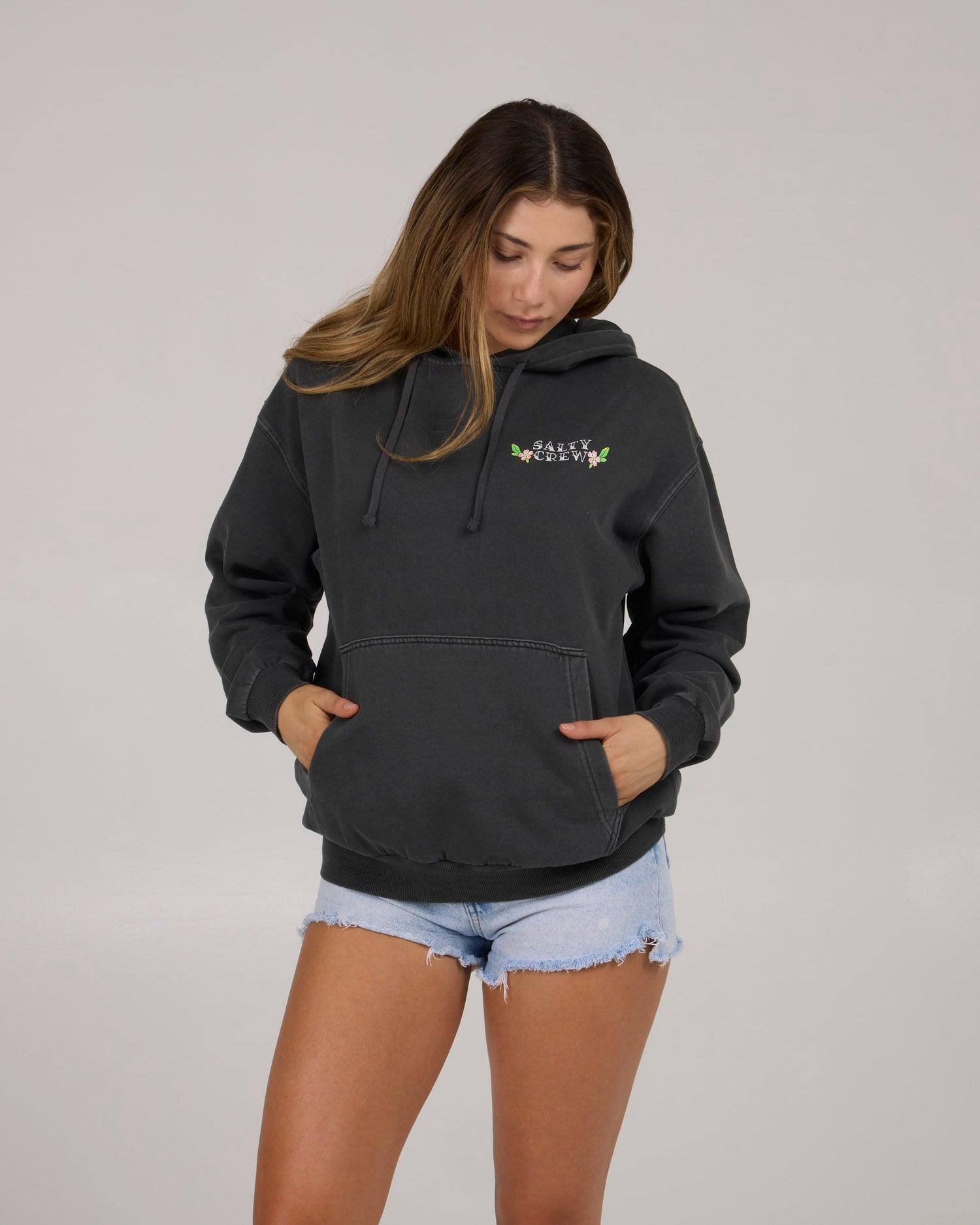 Hopper Hoody - Faded Black Female Product Image
