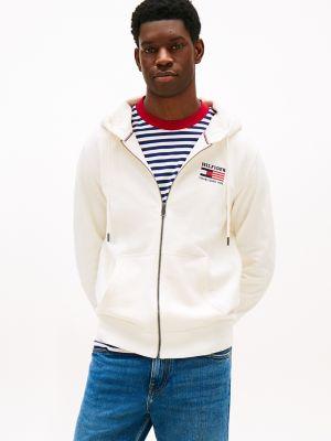 Embroidered Monotype Logo Zip Hoodie Product Image