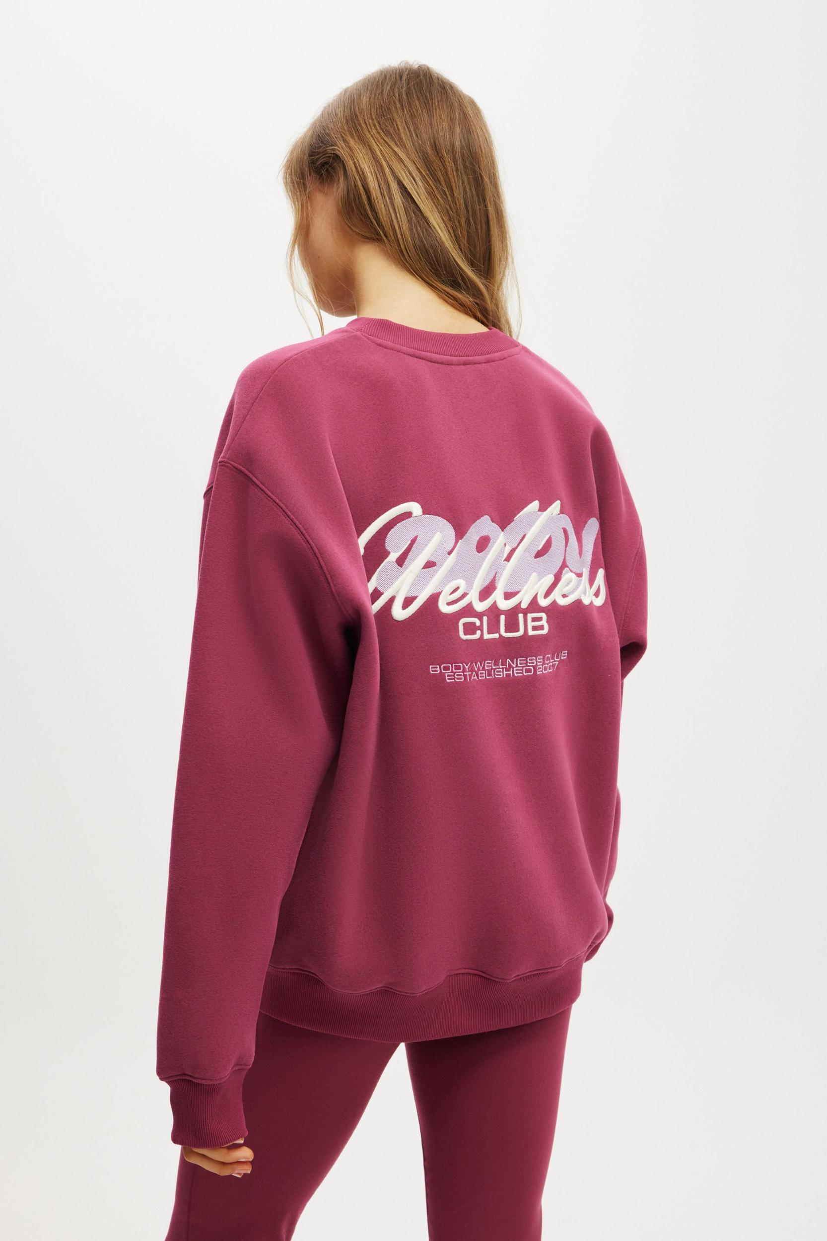 Plush Graphic Crew Sweatshirt Product Image