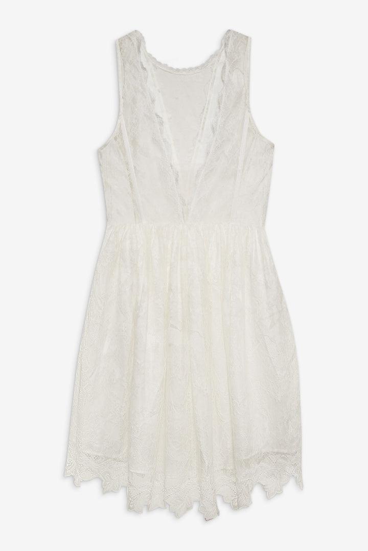 Tara Mini Dress — White Product Image