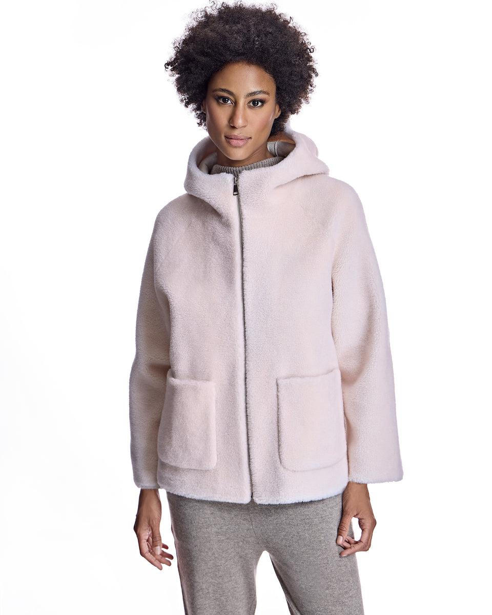 Hooded Lambswool Jacket Product Image