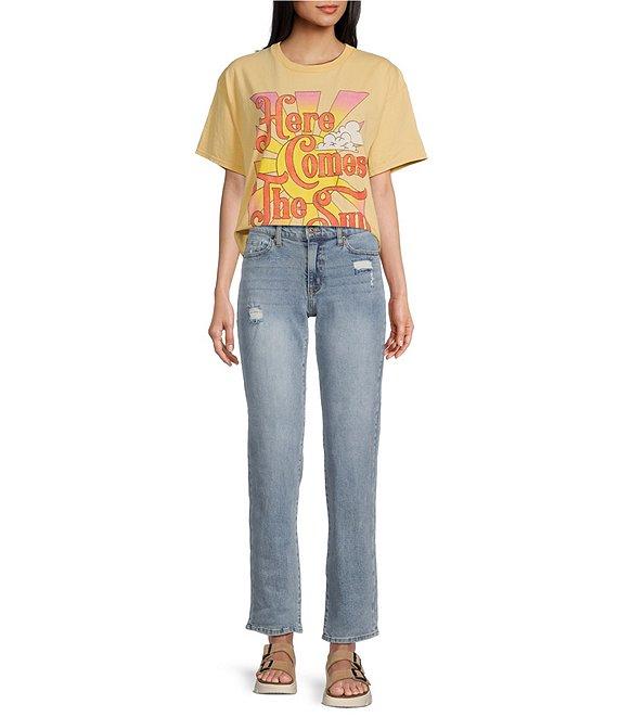 Junk Food Here Comes The Sun Graphic Crew Neck Short Sleeve T-Shirt Product Image