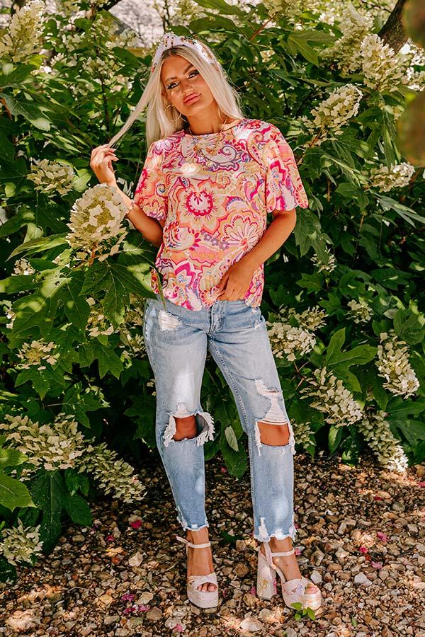 Joyful Smiles Shift Top Product Image