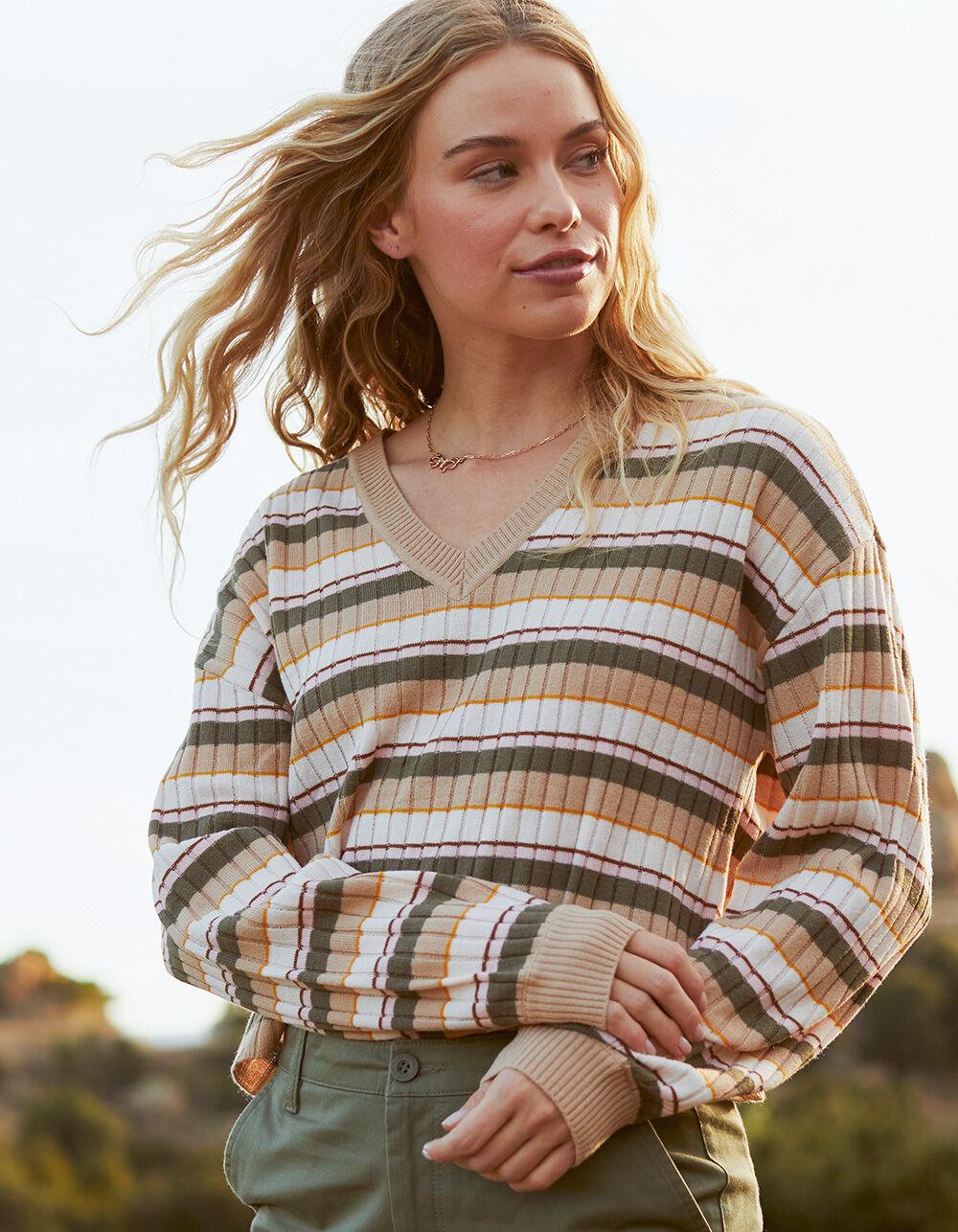 BRIXTON Ivy Womens V-Neck Sweater - MULTI Product Image