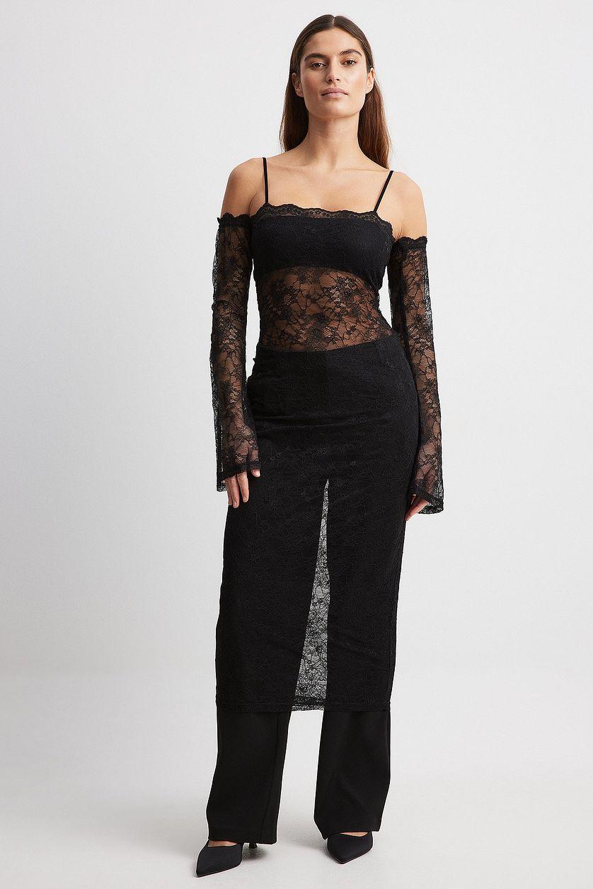 Lace Midi Dress Product Image