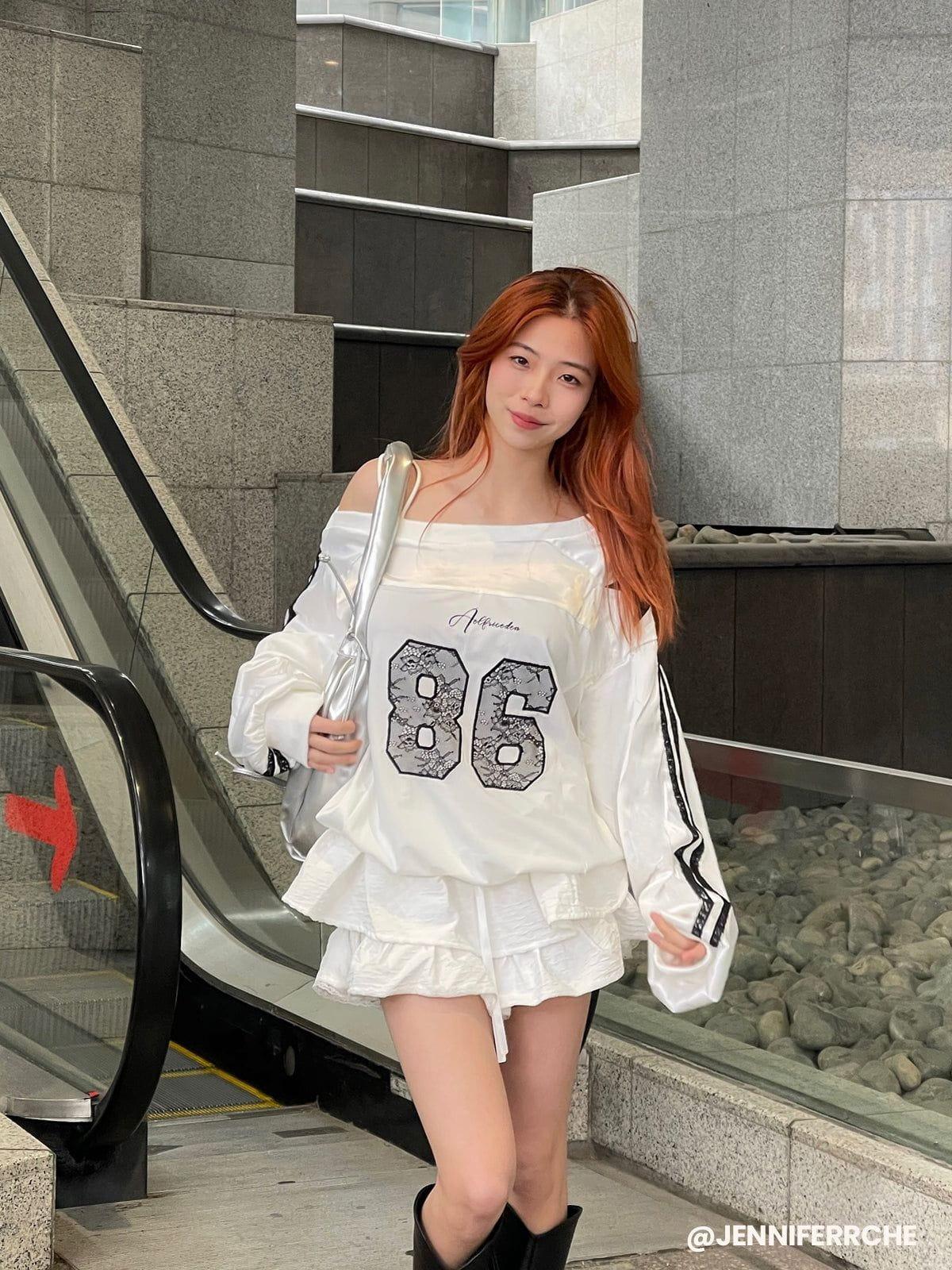 Aelfric Eden Off-The-Shoulder Sweatshirt Female Product Image