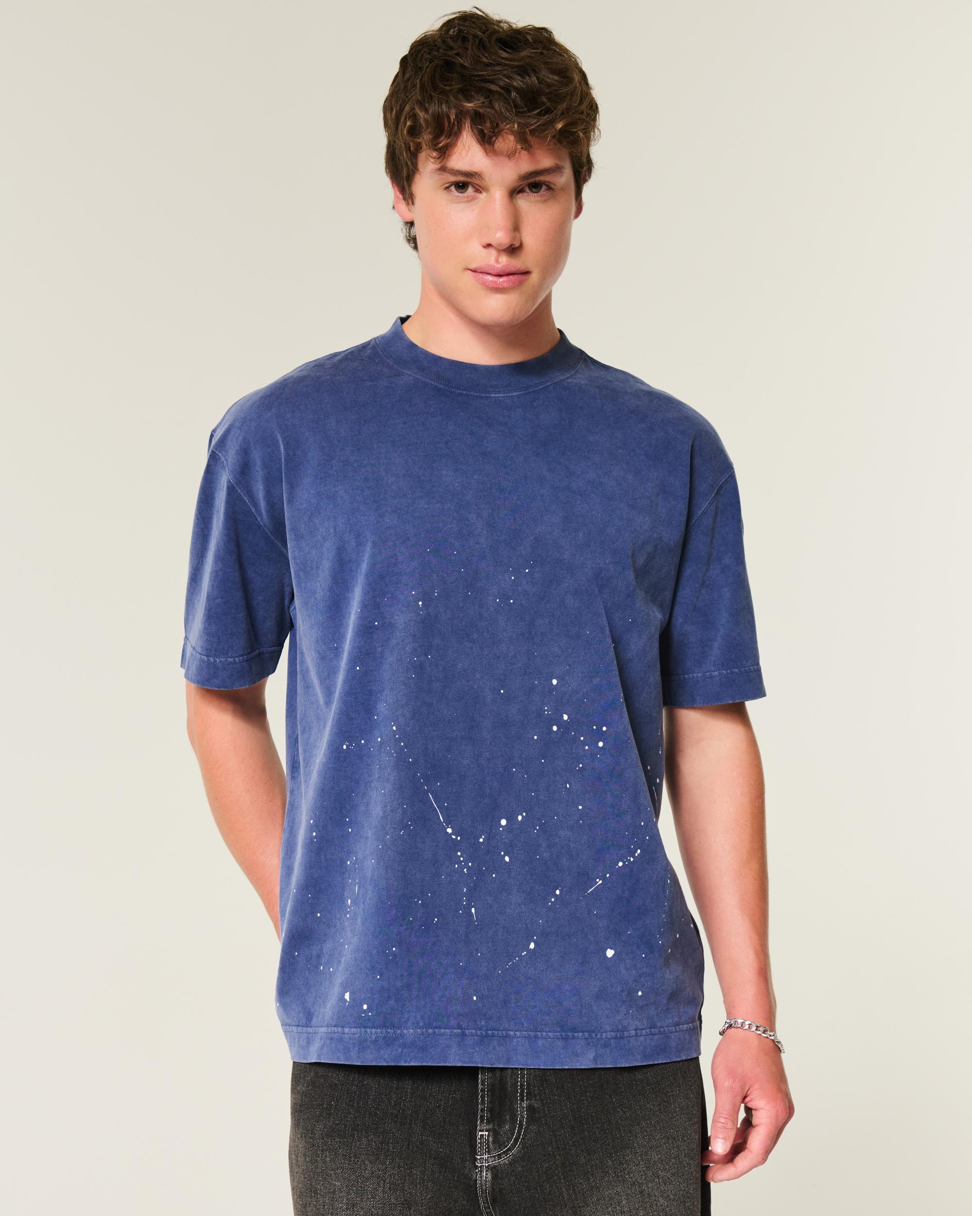 Dalix Mens Lil Smile Heavy Weight Cotton Tee Product Image