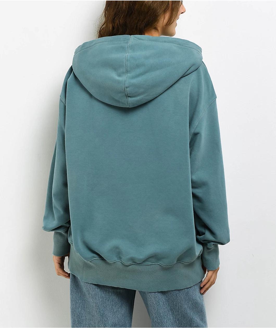 Nike Sportswear Phoenix Fleece Blue Wash Oversized Hoodie Product Image