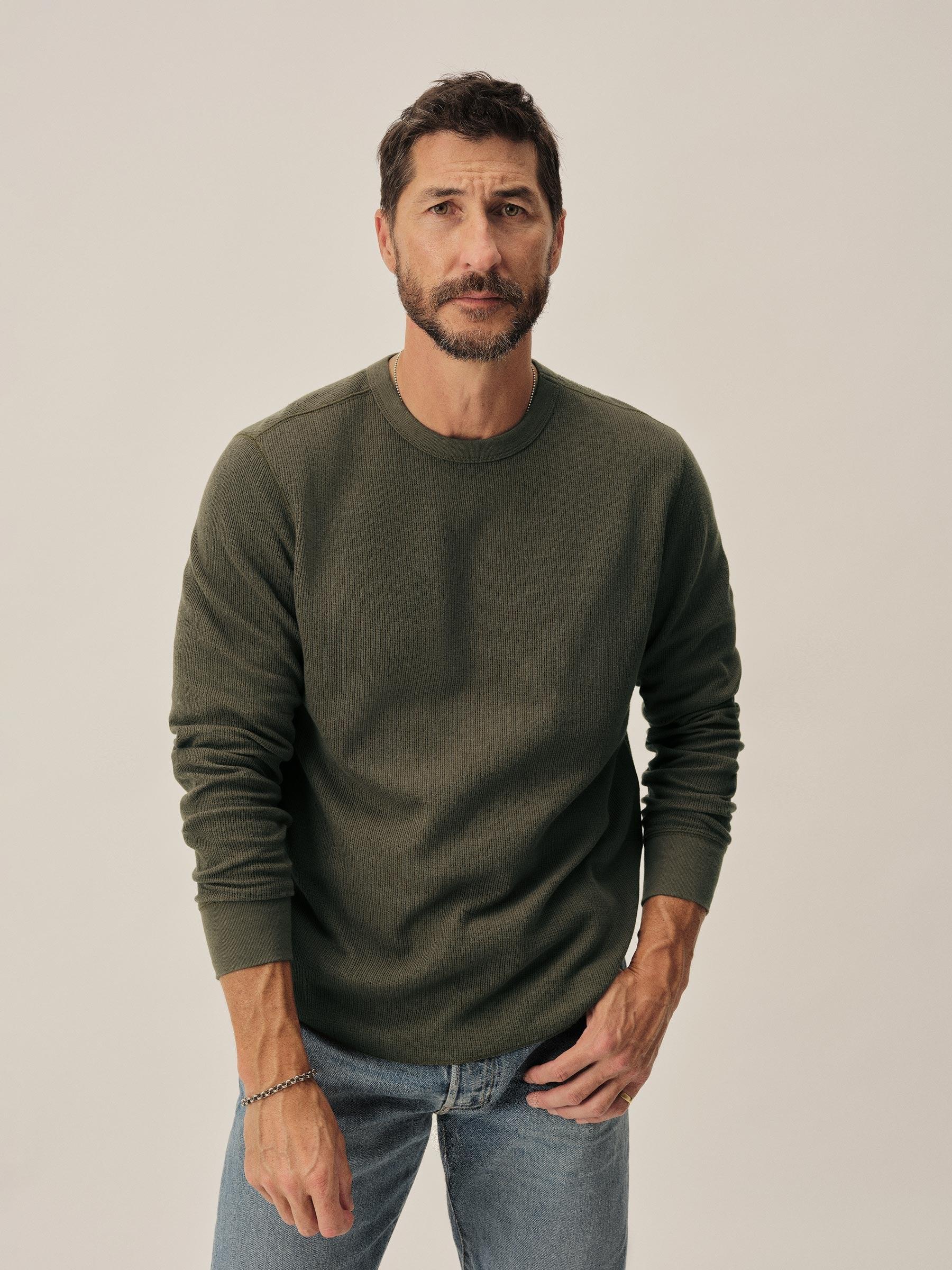 Black Vintage Thermal Surplus Tee Product Image