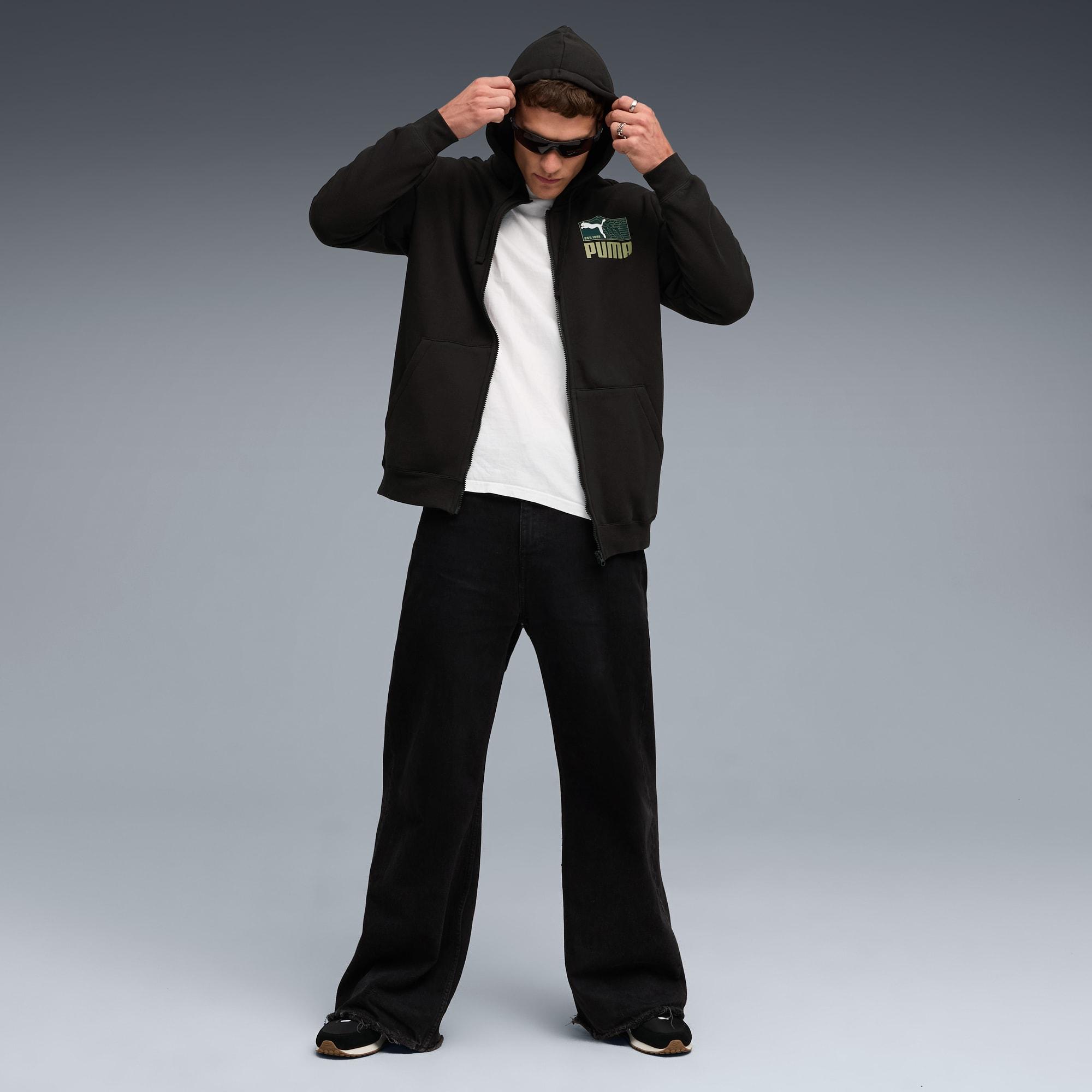 Graphic Repeat FZ Hoodie Men Product Image