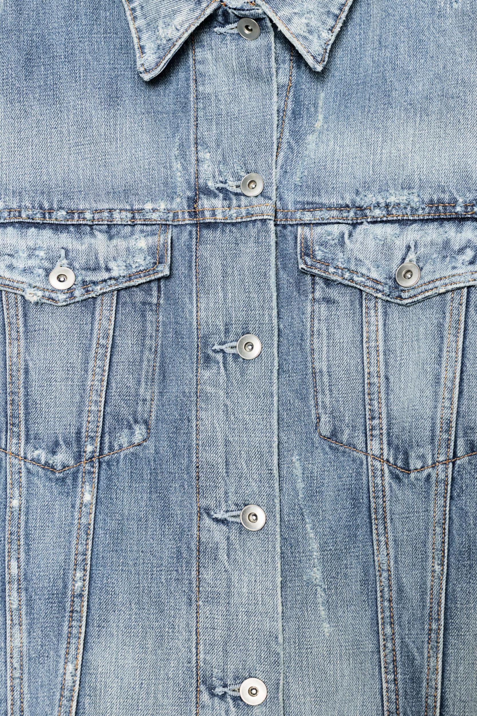 RIPPED TRF DENIM JACKET Product Image