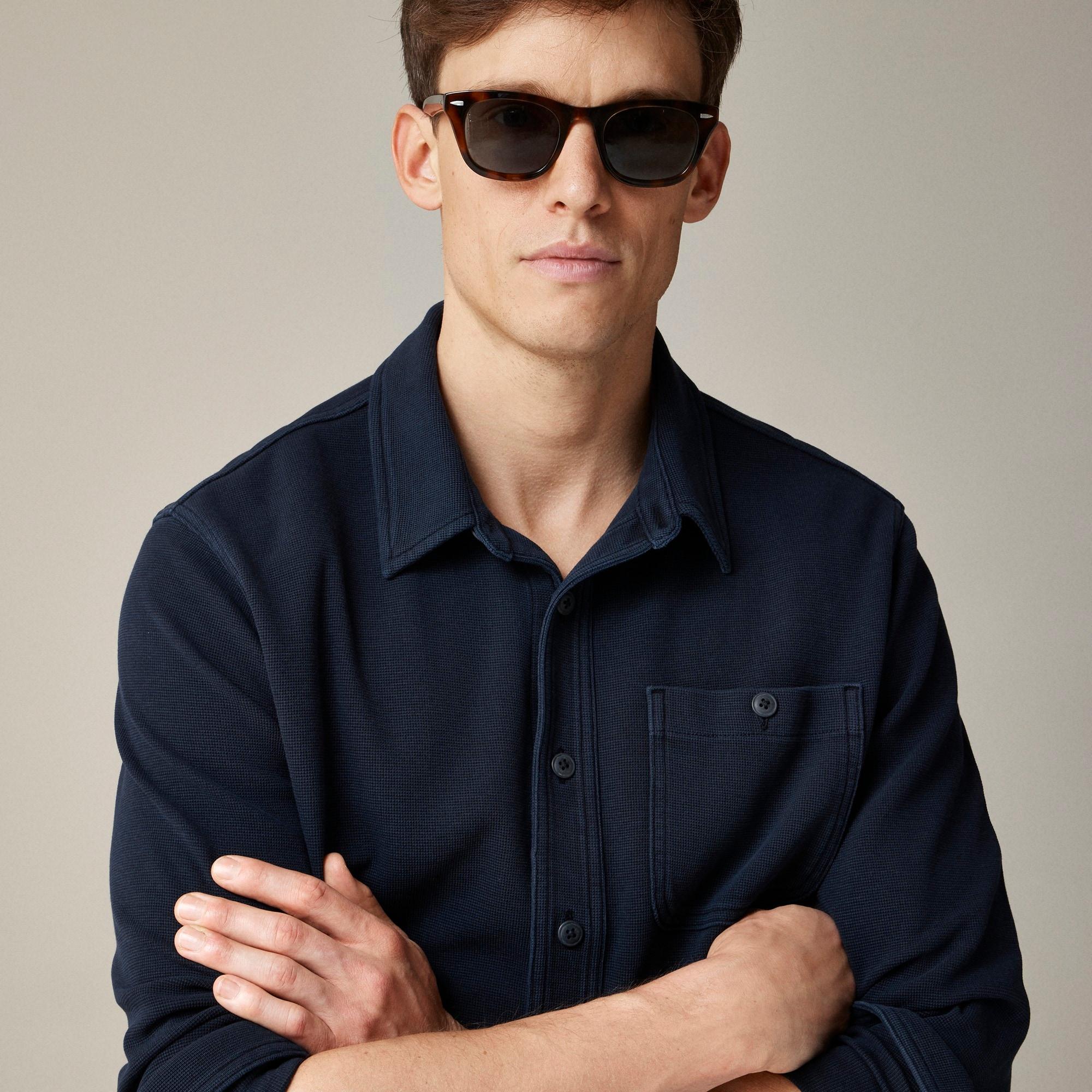 Cotton waffle shirt Product Image