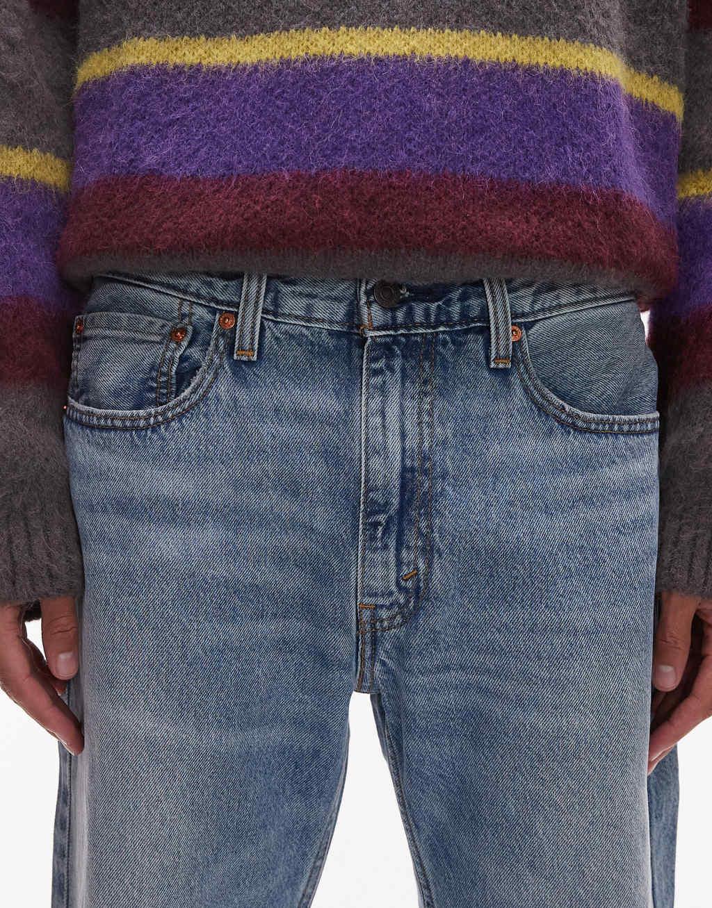 Levi's 555 '96 relaxed straight fit jeans in light blue Product Image