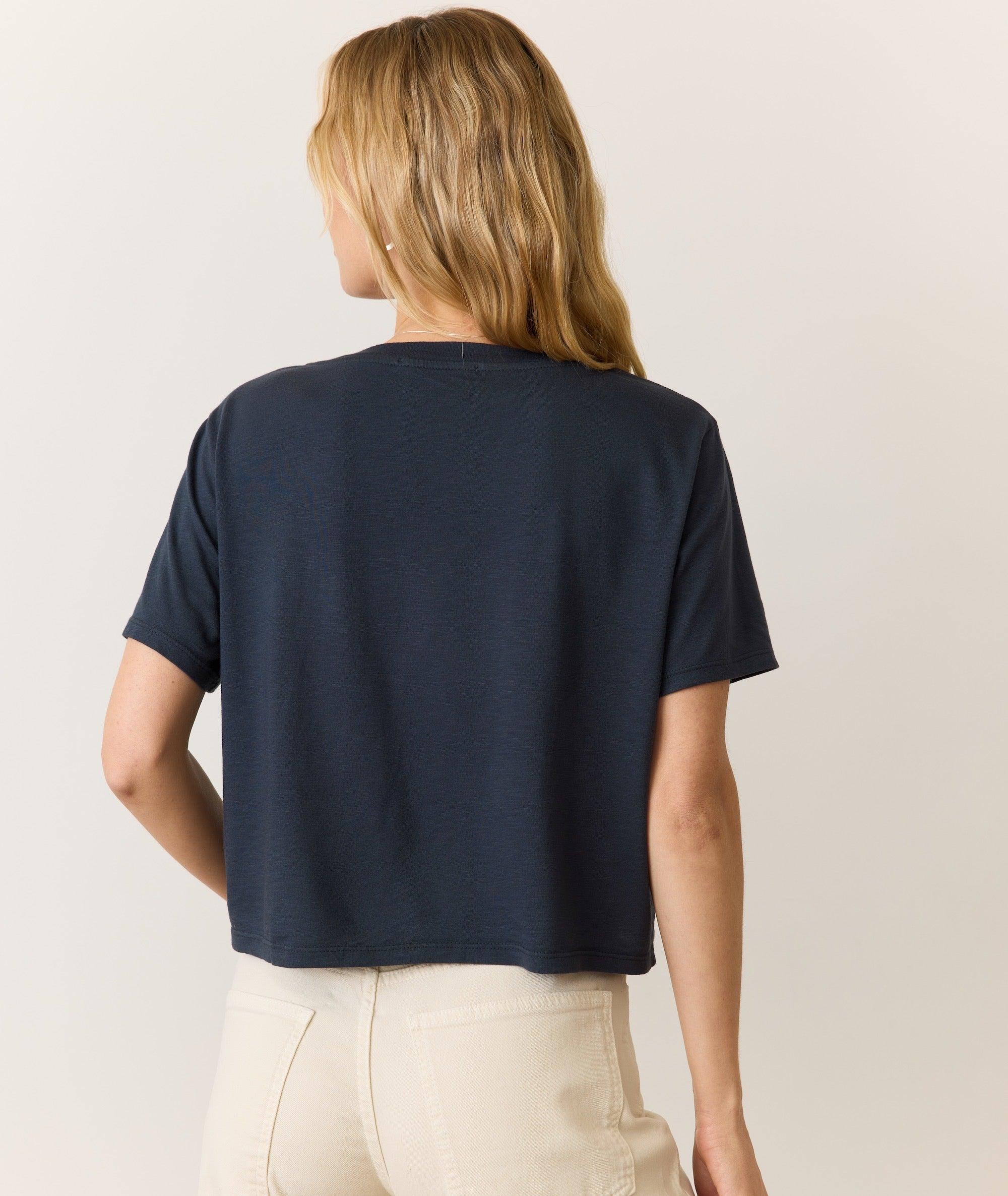 Boyfriend V-Neck Crop Product Image